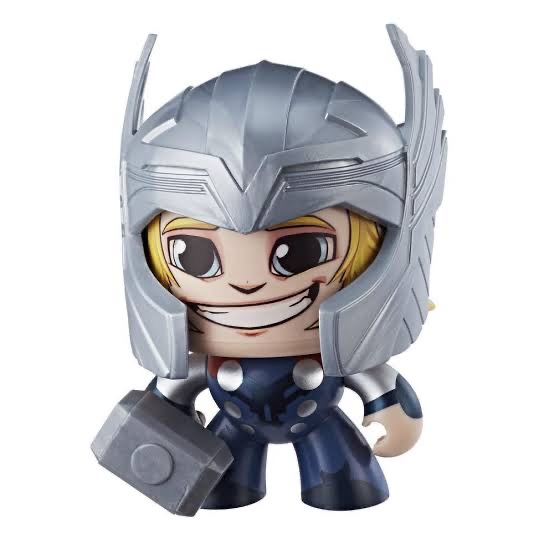 Hasbro Marvel Avengers Mighty Muggs Thor ฮาสโบร มาร์เวล อเวนเจอร์ส ไมตี้ มักส์ ธอร์ ตุ๊กตาเปลี่ยนหน้าได้ ลิขสิทธิ์แท้