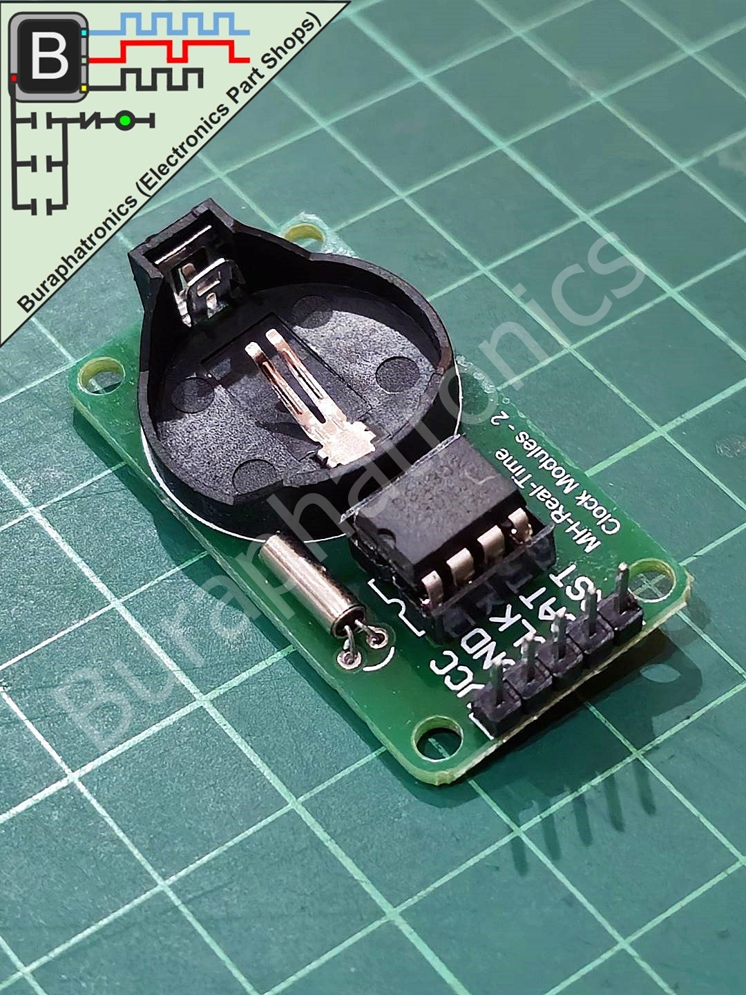 DS1302 Module Realtime Clock (โมดูลอ่านเขียนเวลานาฟิกา)
