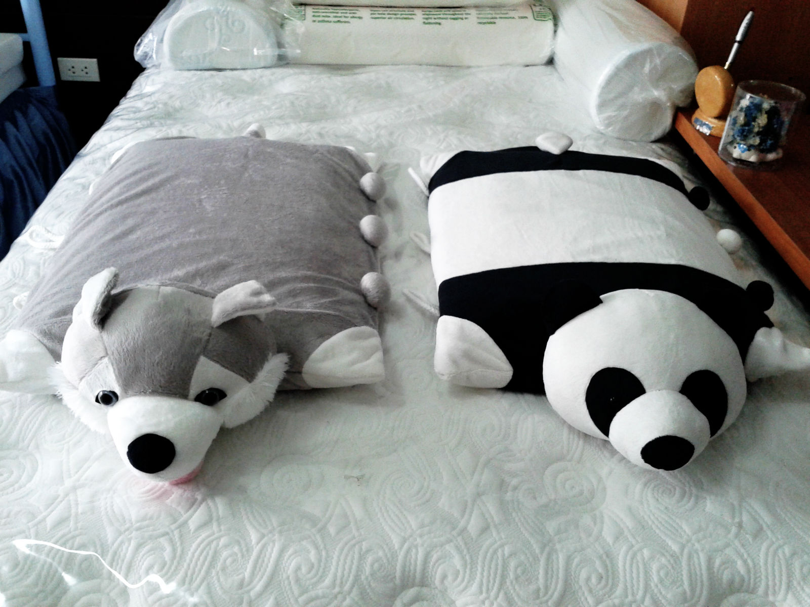 หมอนข้างตุ๊กตา 3 in 1 ยางพารา