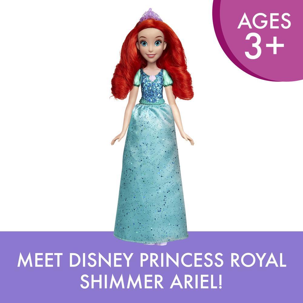 Hasbro Disney Princess Royal Shimmer Ariel ฮาสโบร ดิสนี่ย์ ปริ๊นเซส ตุ๊กตาเจ้าหญิง แอเรียล ขนาด 10.5 นิ้ว ลิขสิทธิ์แท้