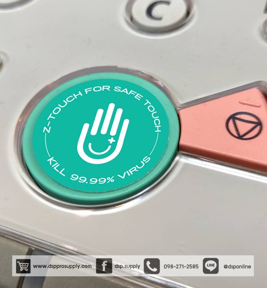 ขายถูก Z-Touch Circle Press Button Antimicrobial Pad แผ่นป้องกันและกำจัดเชื้อไวรัสโควิด-19