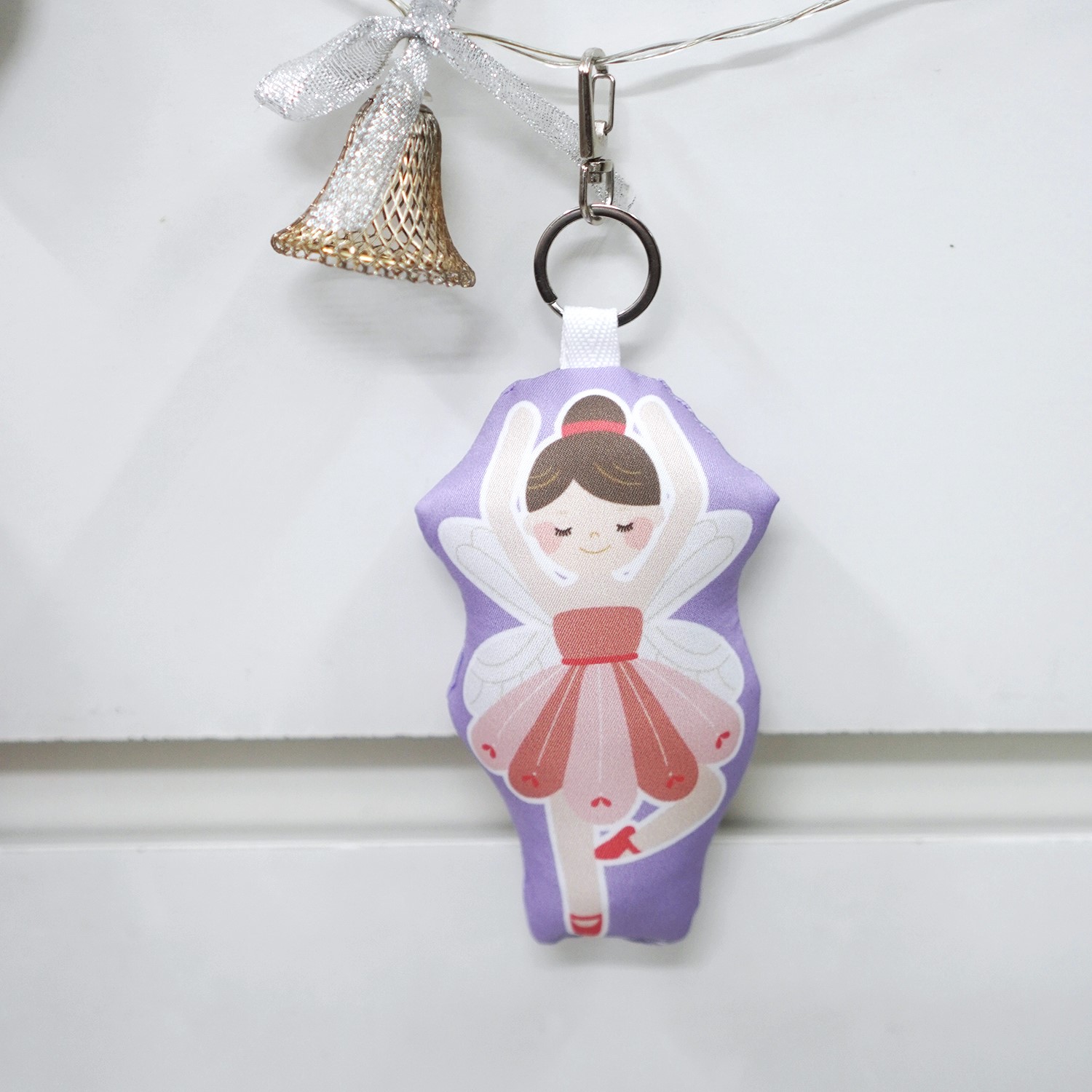 พวงกุญแจพร้อมส่ง ลาย Sugar Plum Fairy - Lavender