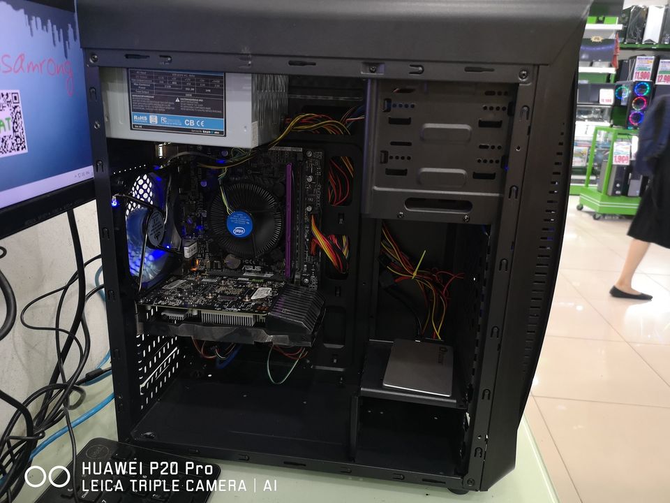 PC intel Pentium G4560 RAM8 SSD256 GTX1050 รับประกัน 3เดืือน