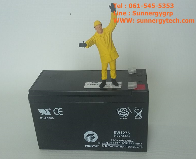 แบตเตอรี่ขนาด 38 Ah 12V ชนิด Deep Cycle - AGM