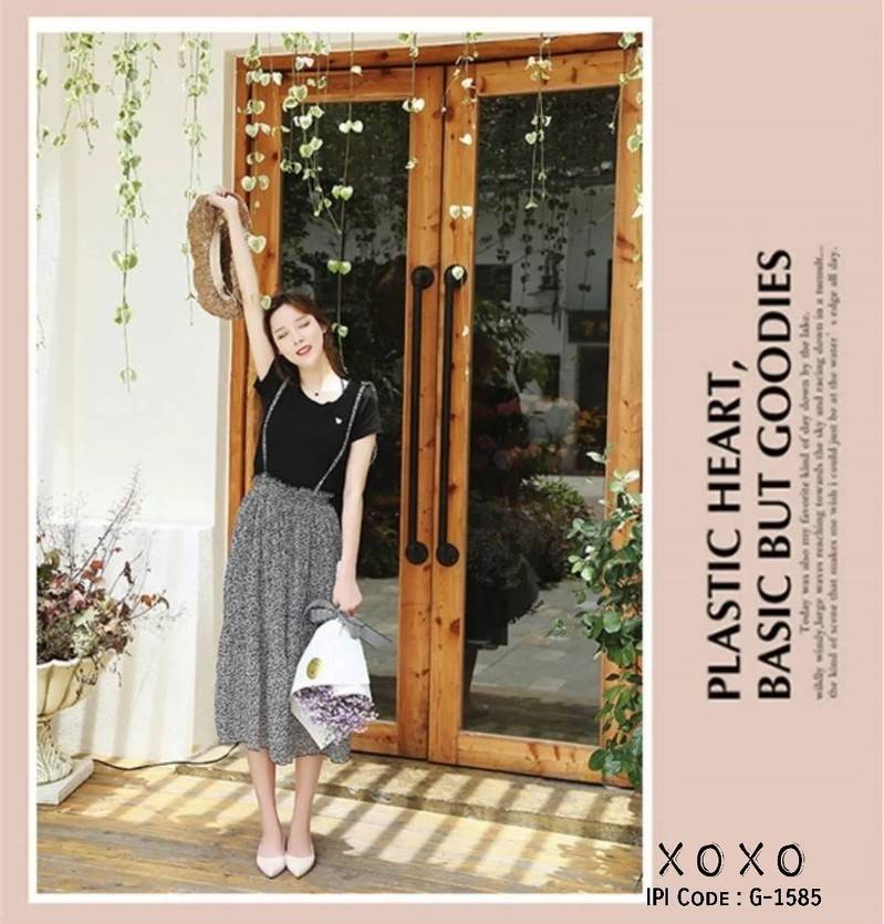 รองเท้าคัทชูpvcทรงหัวแหลม (สีดำ)