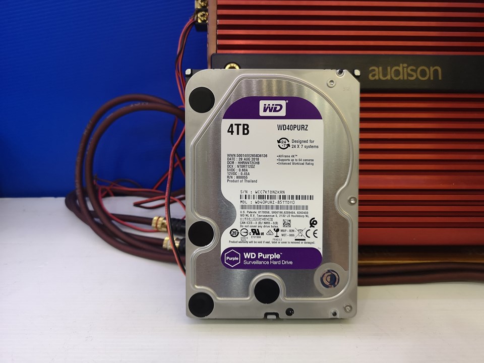 4TB. WD Purple WD40PURZ 10/2021