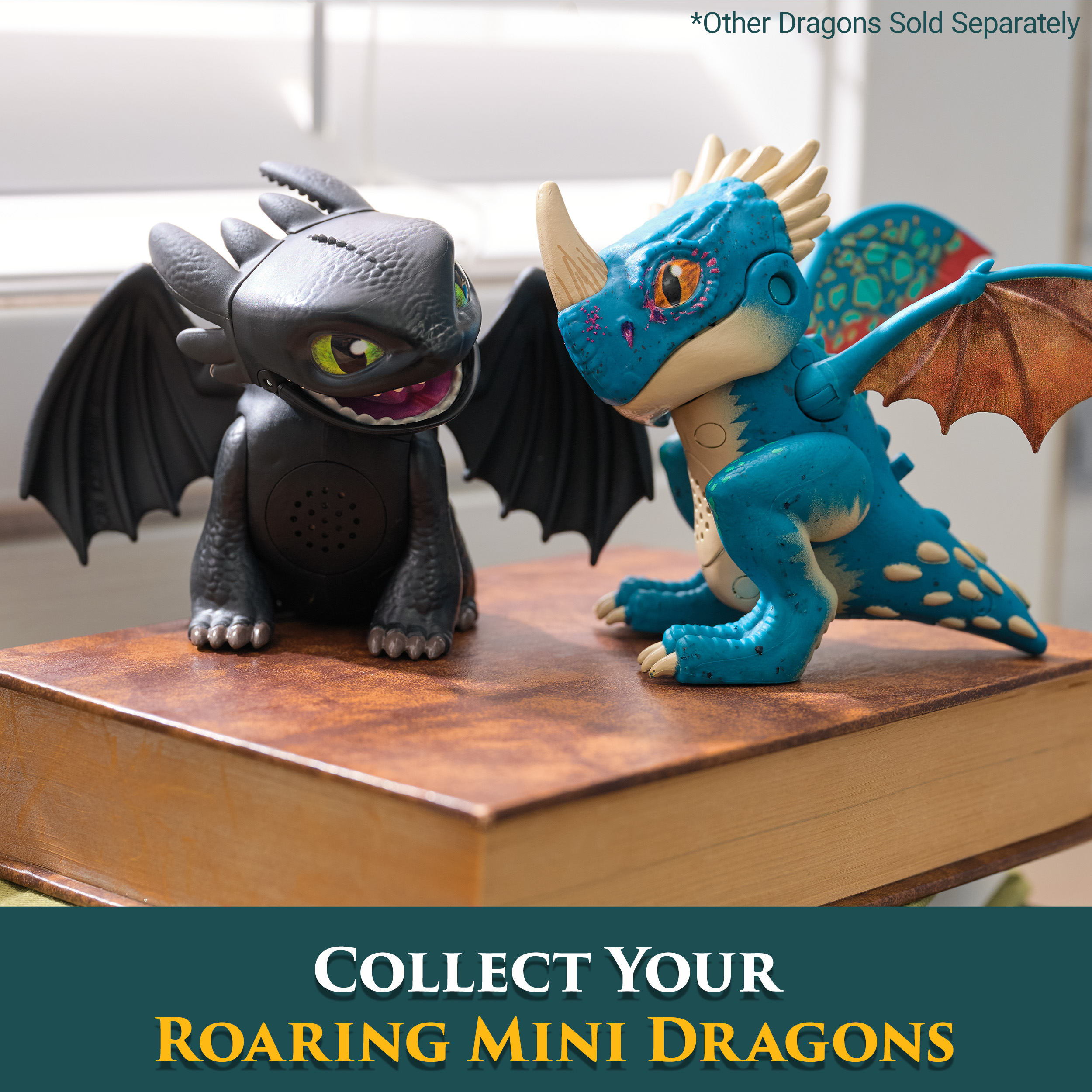 HOW TO TRAIN YOUR DRAGON ROARING MINIS TOOTHLESS โมเดล ของเล่น ฟิกเกอร์ เขี้ยวกุด มีเสียงและคำพูดเด็ดๆ 25 แบบ ลิขสิทธิ์แท้