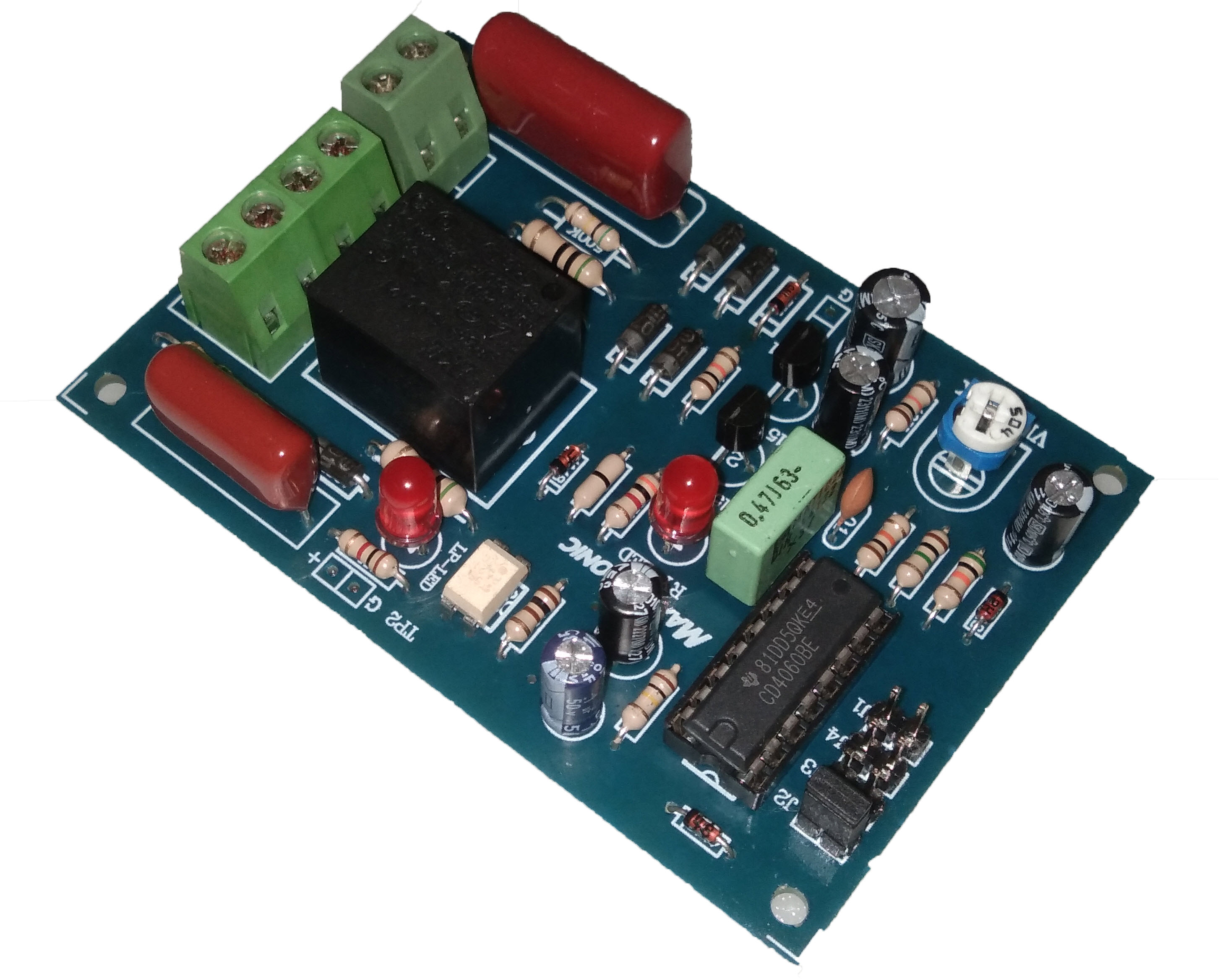 MaxxTronic MXA142 วงจรสวิตซ์ไฟหน่วงเวลาพัดลมในห้องน้ำ 1- 60 นาที