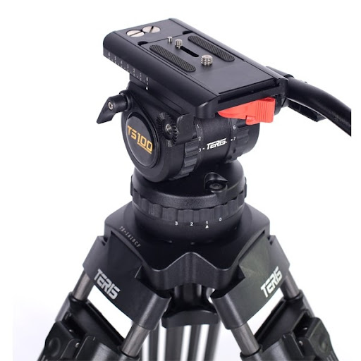 TERIS TS100AL Fluid Head & Tripod Kit