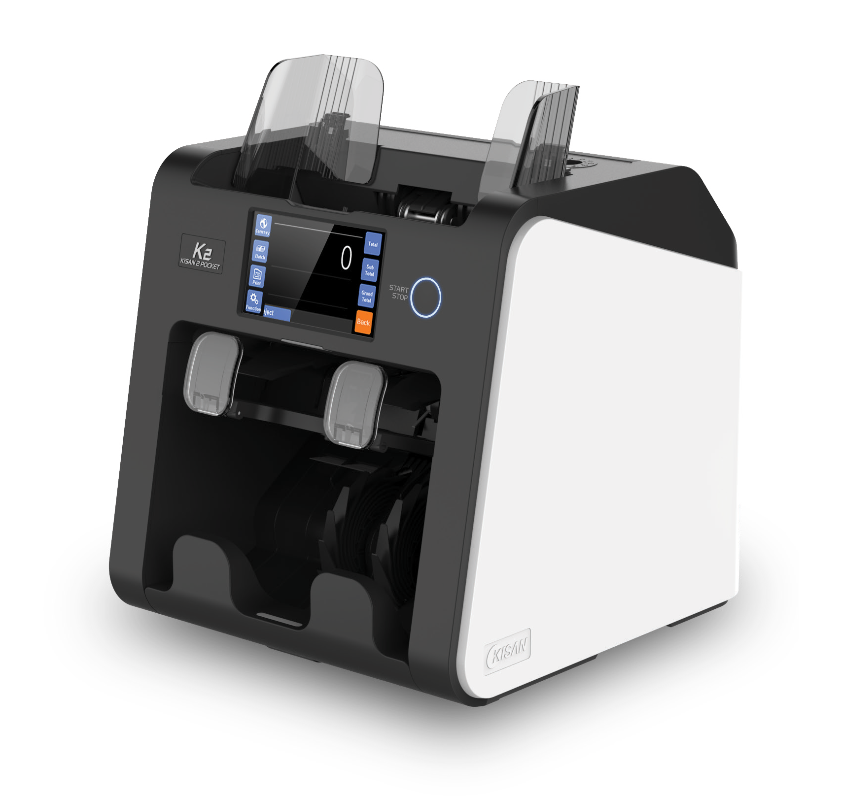 ขายถูก เครื่องนับธนบัตรชนิดโปรย รุ่น K2 ตรวจจับธนบัตรปลอมได้ด้วยรังสียูวี ประกันศูนย์