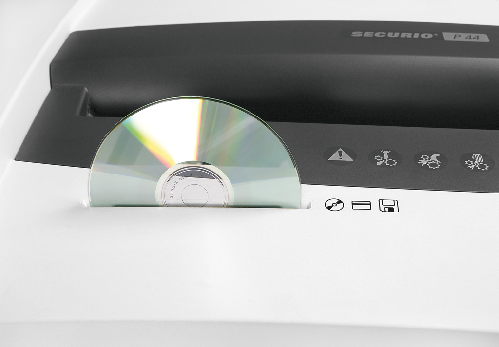 ขายถูก เครื่องทำลายเอกสาร Securio P44 (3.9mm.) 56-58แผ่น ตัดเป็นเส้น