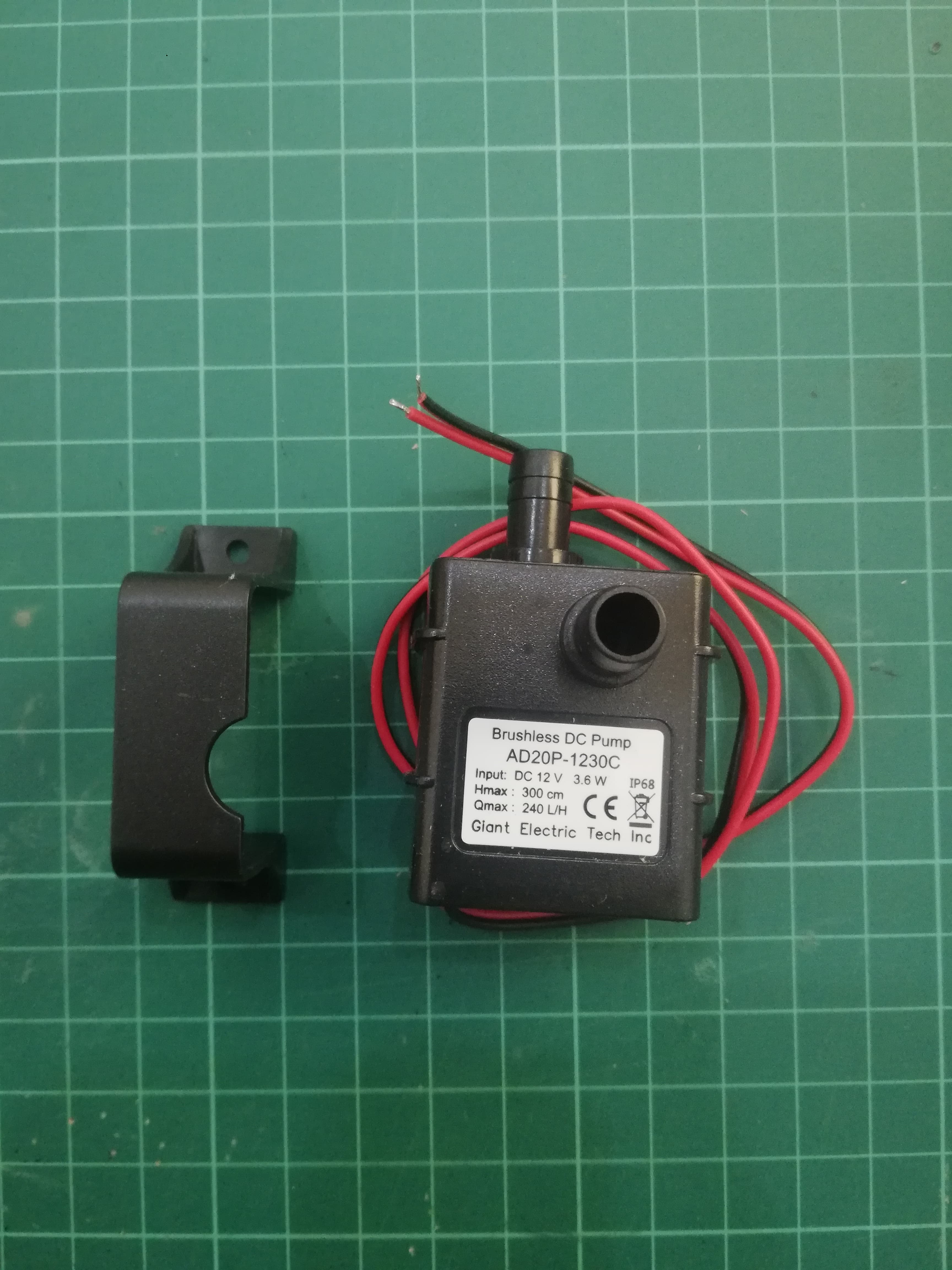 Water Pump DC Brushless 12VDC 3.6W