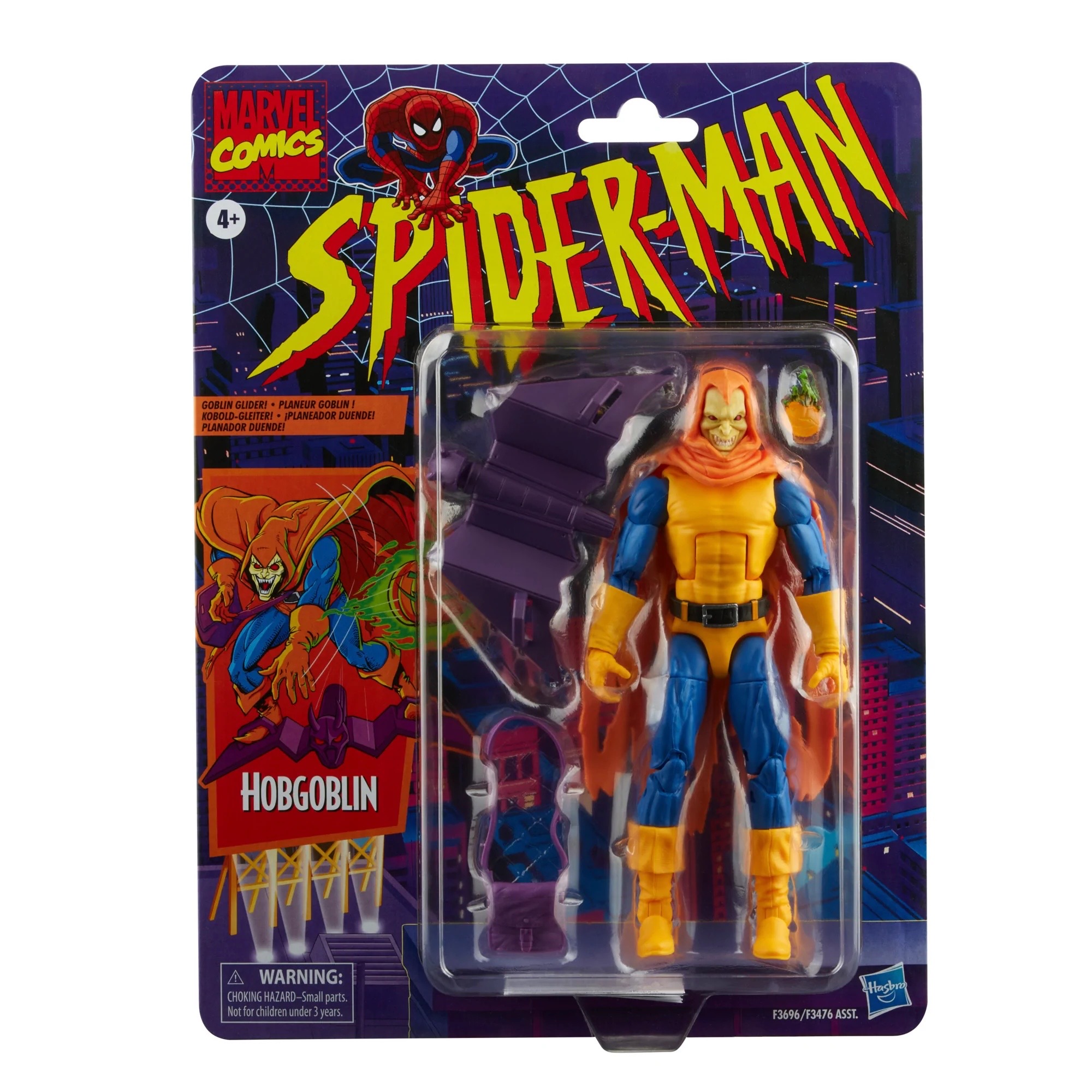 Hasbro Marvel Legends Retro Collection Hobgoblin 6-inch Figure ฮาสโบร มาร์เวล เลเจนด์ ซีรี่ย์ส หุ่นโมเดลฟิกเกอร์ ฮอบก็อบลิน ขนาด 6 นิ้ว ลิขสิทธิ์แท้