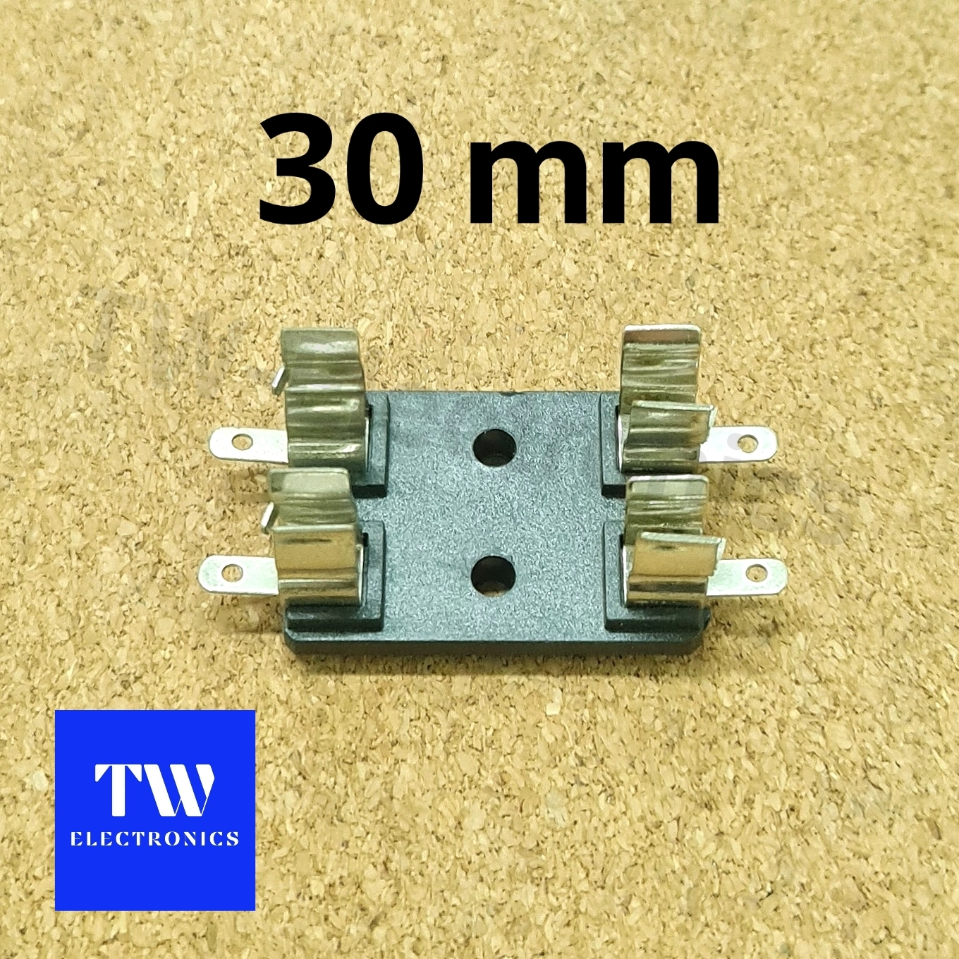 กระบะฟิวส์แก้ว 2 ช่อง (6×30mm) / TFH302