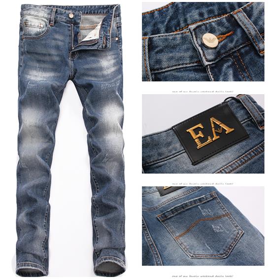 001013 ยีนส์ Ajaz James Style Armani Italy New Summer 2019 Jeans Denim Slim feet Size 28-38