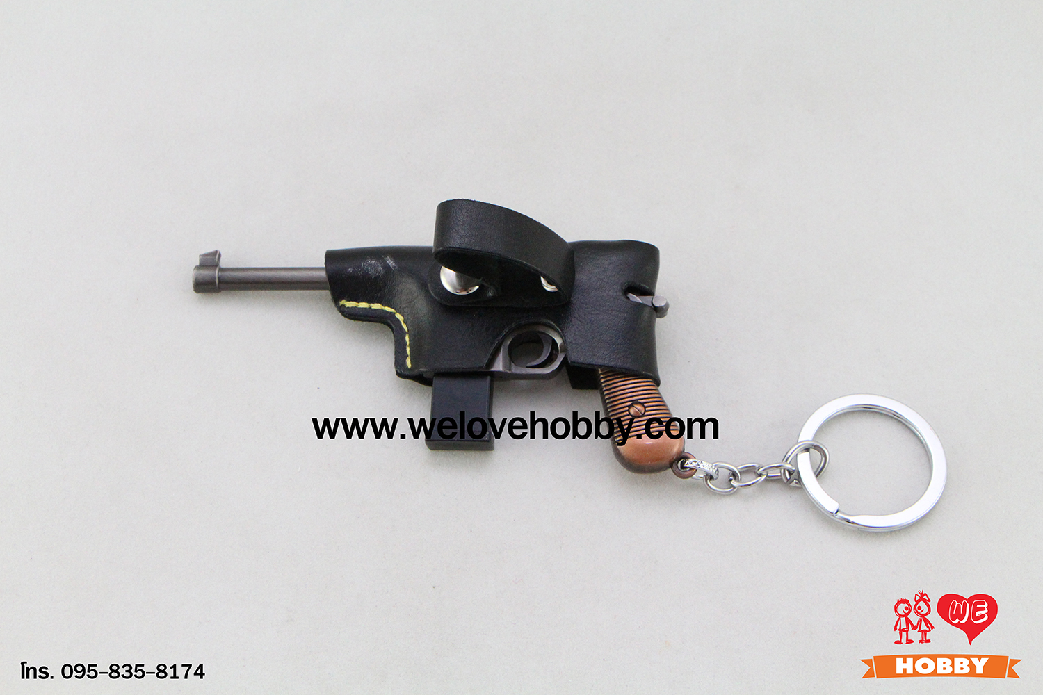 พวงกุญแจ PUBG (PLAYERUNKNOWN'S BATTLEGROUNDS) : ปืนพกแม็กกาซีน Mauser96 Pistol พร้อมซองใส่ปืน