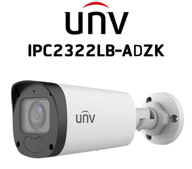 ขายถูก กล้องวงจรปิด UNIVIEW 2ล้าน รองรับ PoE , ICT64 , IPC2322LB-ADZK 2MP Len 2.8-12mm.