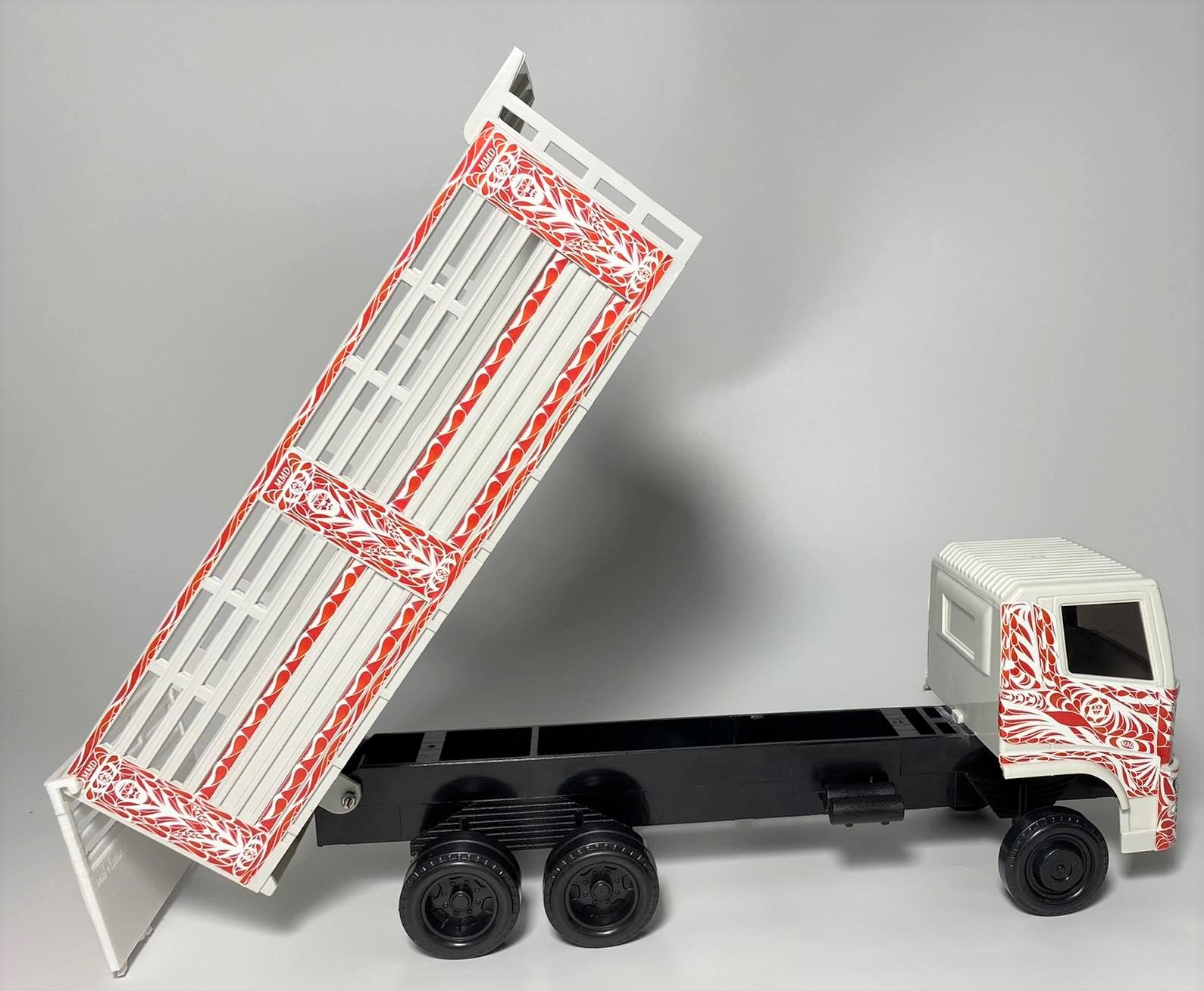 รถดั้มแต่งลาย รถสิบล้อโมเดลแต่ง 1/24 #หม่ำโมเดลรถบรรทุก toy for boy รถบรรทุกของเล่น พลาสติก