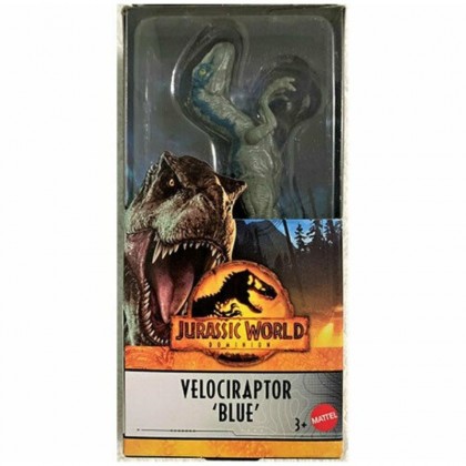 Mattel Jurassic World 6" Velociraptor - Blue (HMK81) แมทเทล จูราสสิค เวิลด์ ของเล่นแอ็กชั่นฟิกเกอร์ไดโนเสาร์ เวโลซีแรปเตอร์ บลู