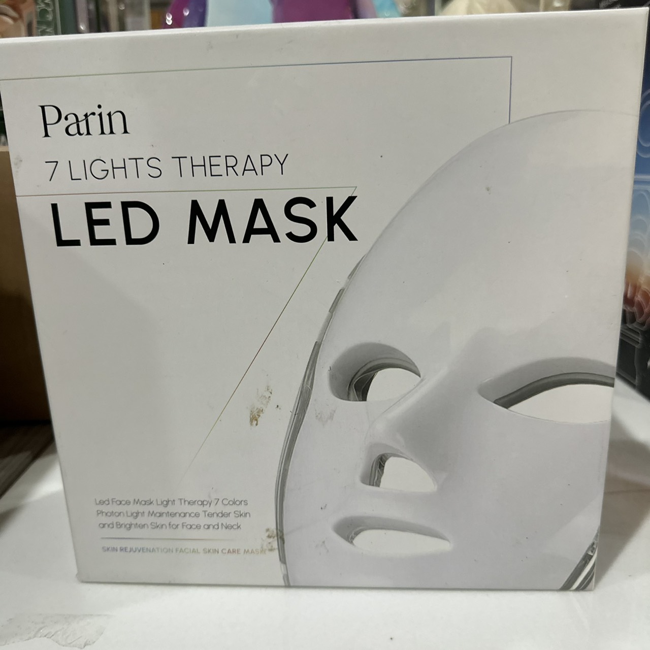 หน้ากากมาสก์หน้า Parin LED MASK 7 สี นวัตกรรมแสง บำบัดผิว ประสิทธิภาพส่งตรงจากคลินิก ครอบคลุมทั้งผิวหน้าและลำคอ