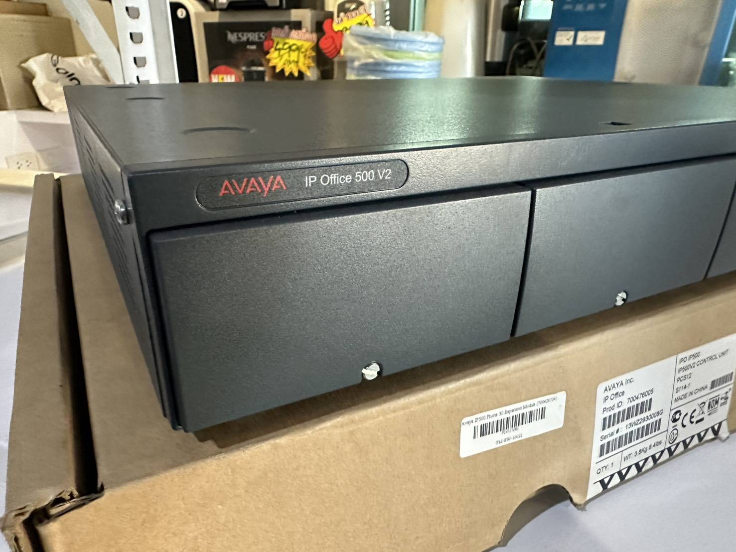 ตู้สาขาโทรศัพท์ Avaya ip office 500 v2 control unit