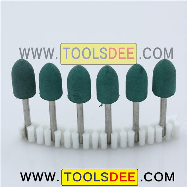 ลูกยางขัดเงา แกน 3 mm ชุด 6 ชิ้น