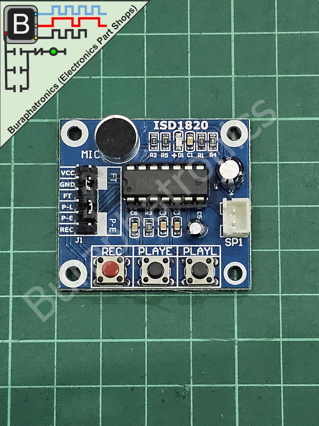 ISD1820 Voice Recording โมดูลบันทึกเสียง