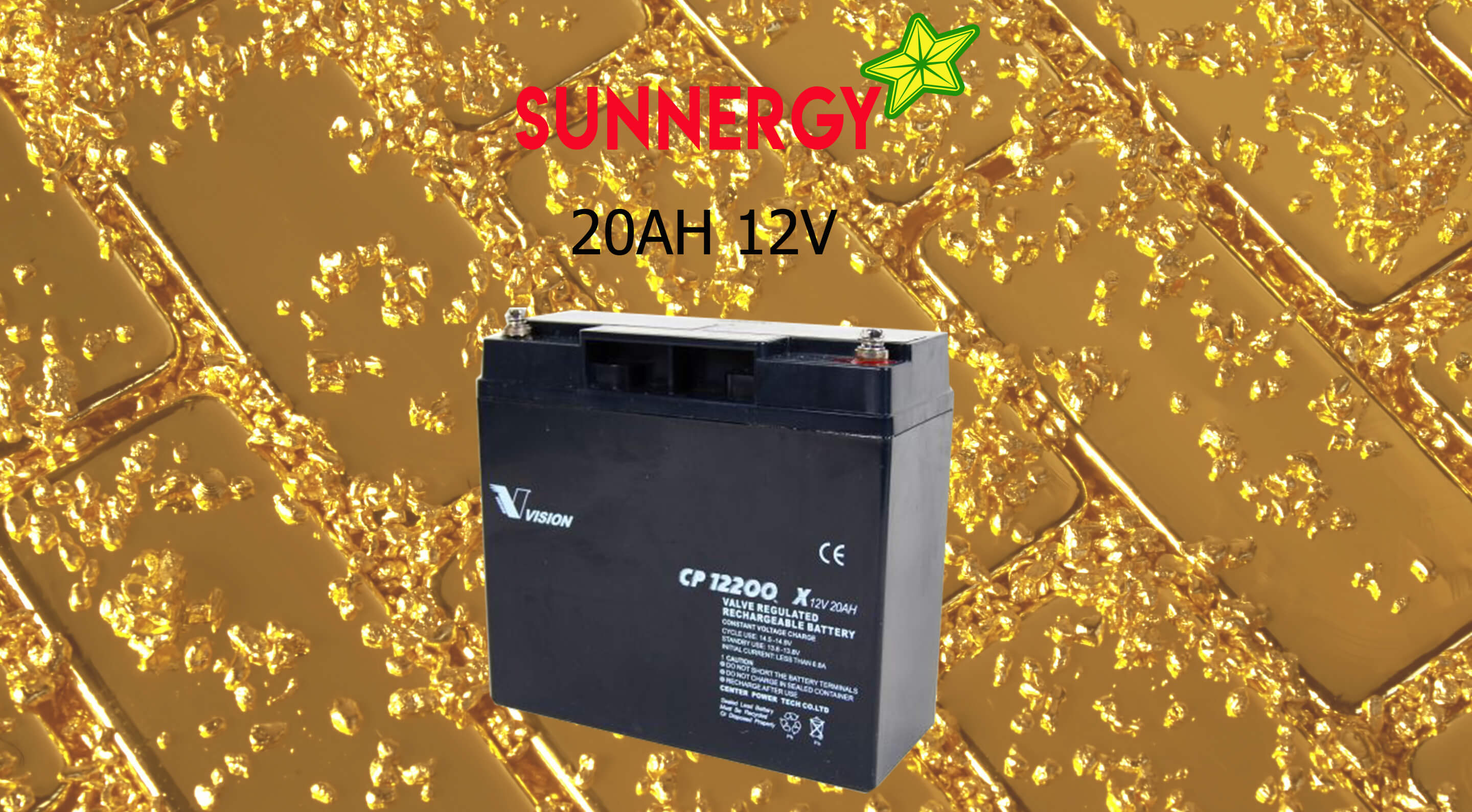 แบตเตอรี่ DEEP CYCLE 20AH 12V