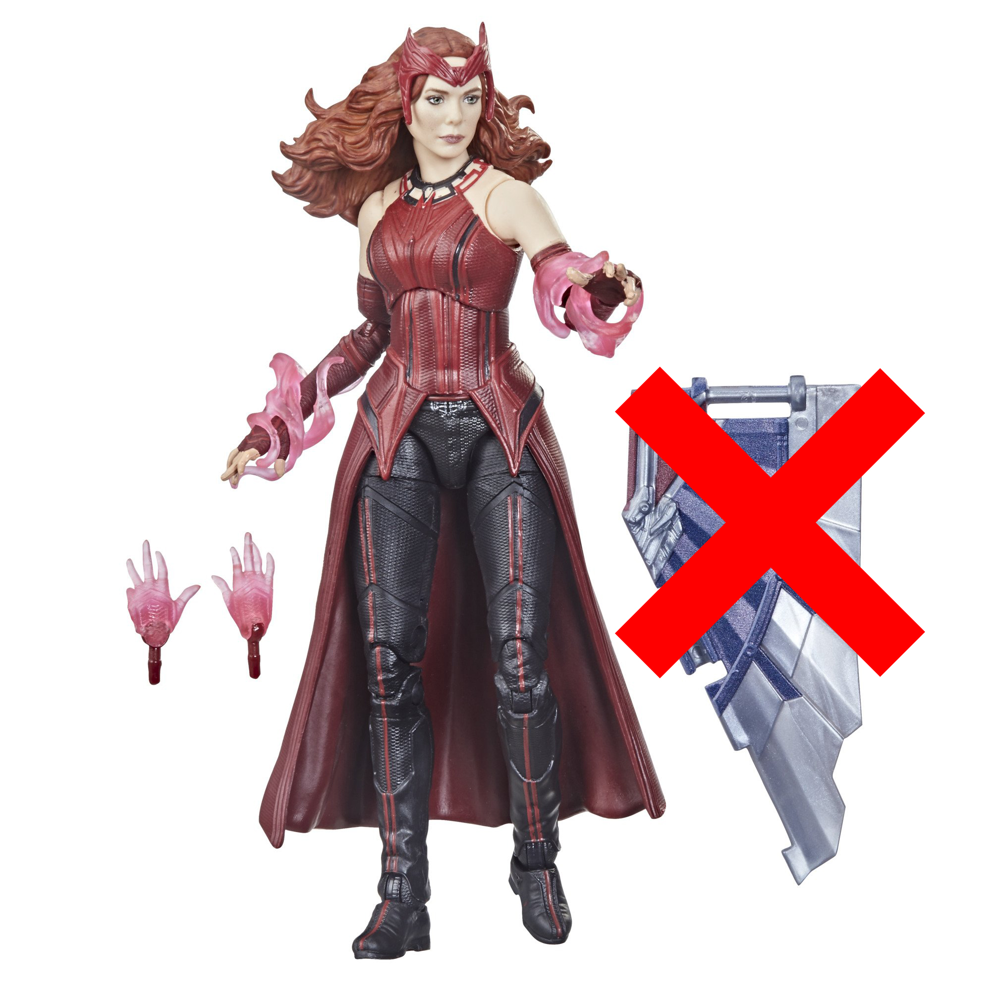 Hasbro Marvel Legends Series Scarlet Witch 6-inch Figure ฮาสโบร มาร์เวล เลเจนด์ ซีรี่ย์ส หุ่นโมเดลฟิกเกอร์ สการ์เล็ต วิทช์ ขนาด 6 นิ้ว (No BAF) ลิขสิทธิ์แท้