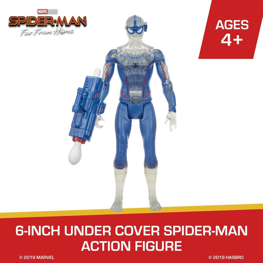 Hasbro Marvel Spider-Man Far From Home Under Cover 6-Inch Action Figure ฮาสโบร มาร์เวล หุ่นโมเดลฟิกเกอร์ สไปเดอร์แมน ขนาด 6 นิ้ว ลิขสิทธิ์แท้