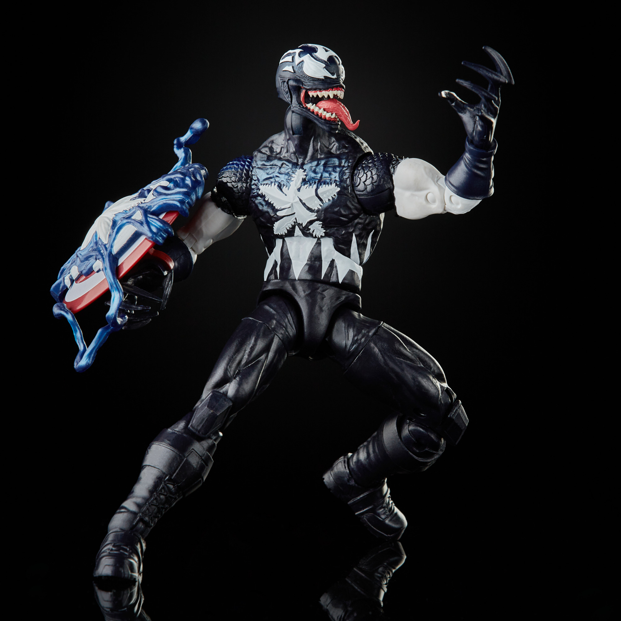 Hasbro Marvel Legends Venomized Captain America 6-inch Figure ฮาสโบร มาร์เวล เลเจนด์ ซีรี่ย์ส หุ่นโมเดลฟิกเกอร์ เวน่อมไมซ์ กัปตัน อเมริกา ขนาด 6 นิ้ว ลิขสิทธิ์แท้