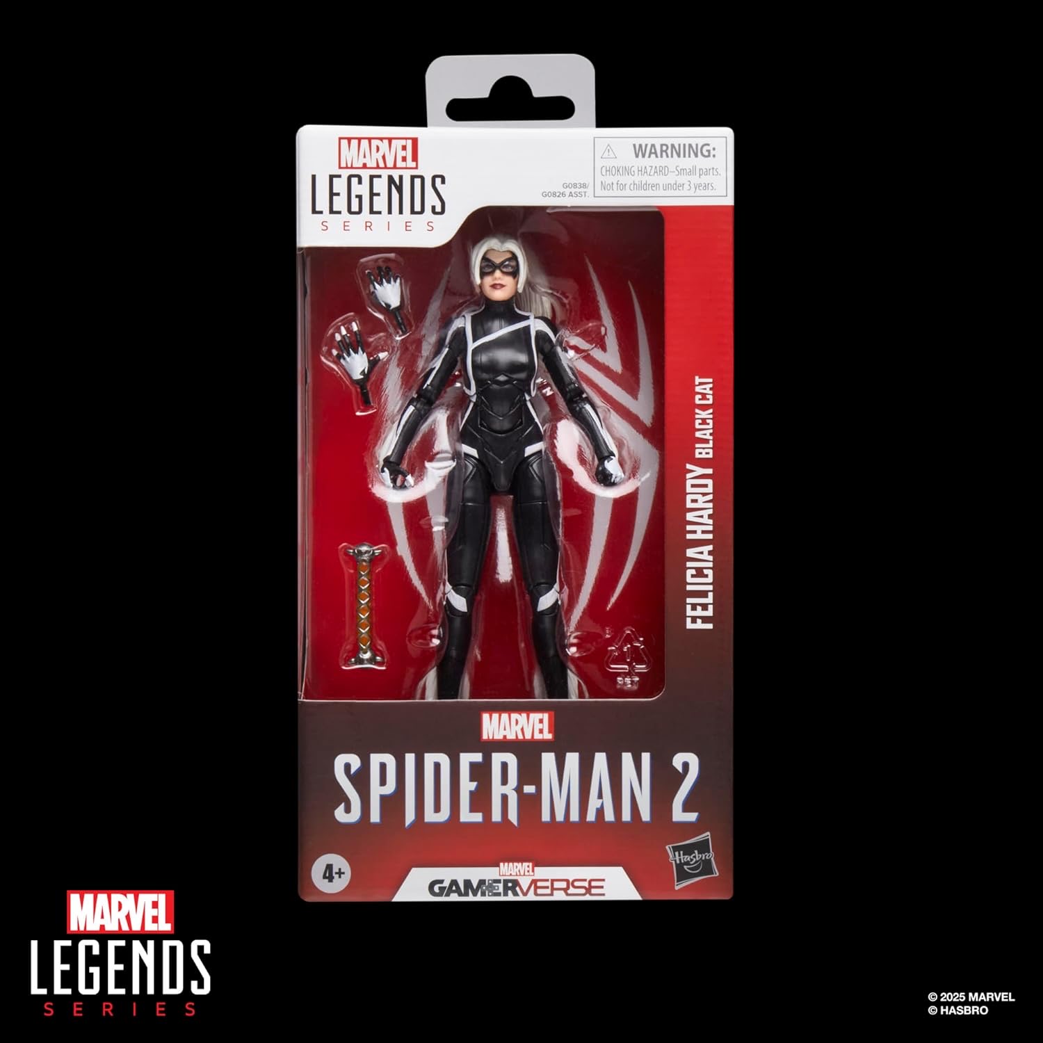 Hasbro Marvel Legends Series Gamerverse Black Cat Felicia Hardy Action Figure ฮาสโบร มาร์เวล เลเจนด์ ซีรี่ย์ส หุ่นโมเดลฟิกเกอร์ เกมเมอร์เวิร์ส แบล็ค แคท เฟลิเซีย ฮาร์ดี้ ขนาด 6 นิ้ว ลิขสิทธิ์แท้