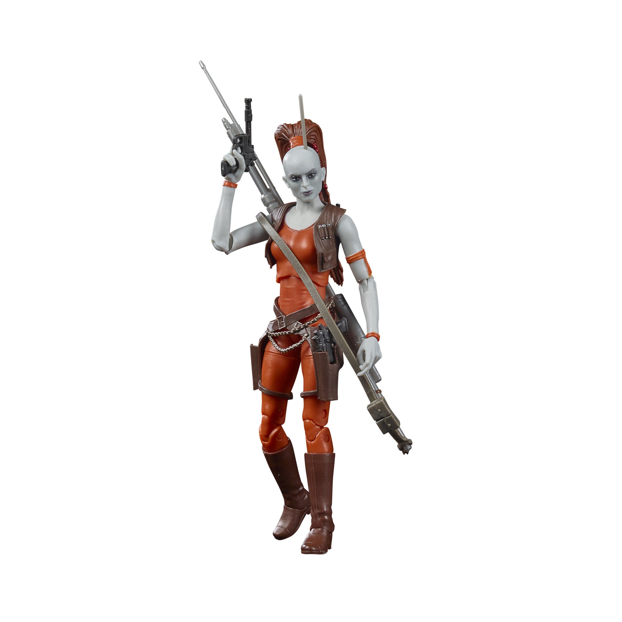 Hasbro Star Wars The Black Series Aurra Sing 6-inch-scale Figure ฮาสโบร สตาร์ วอร์ส เดอะ แบล็ค ซีรีส์ หุ่นโมเดลฟิกเกอร์ ออร์ร่า ซิง ขนาด 6 นิ้ว ลิขสิทธิ์แท้