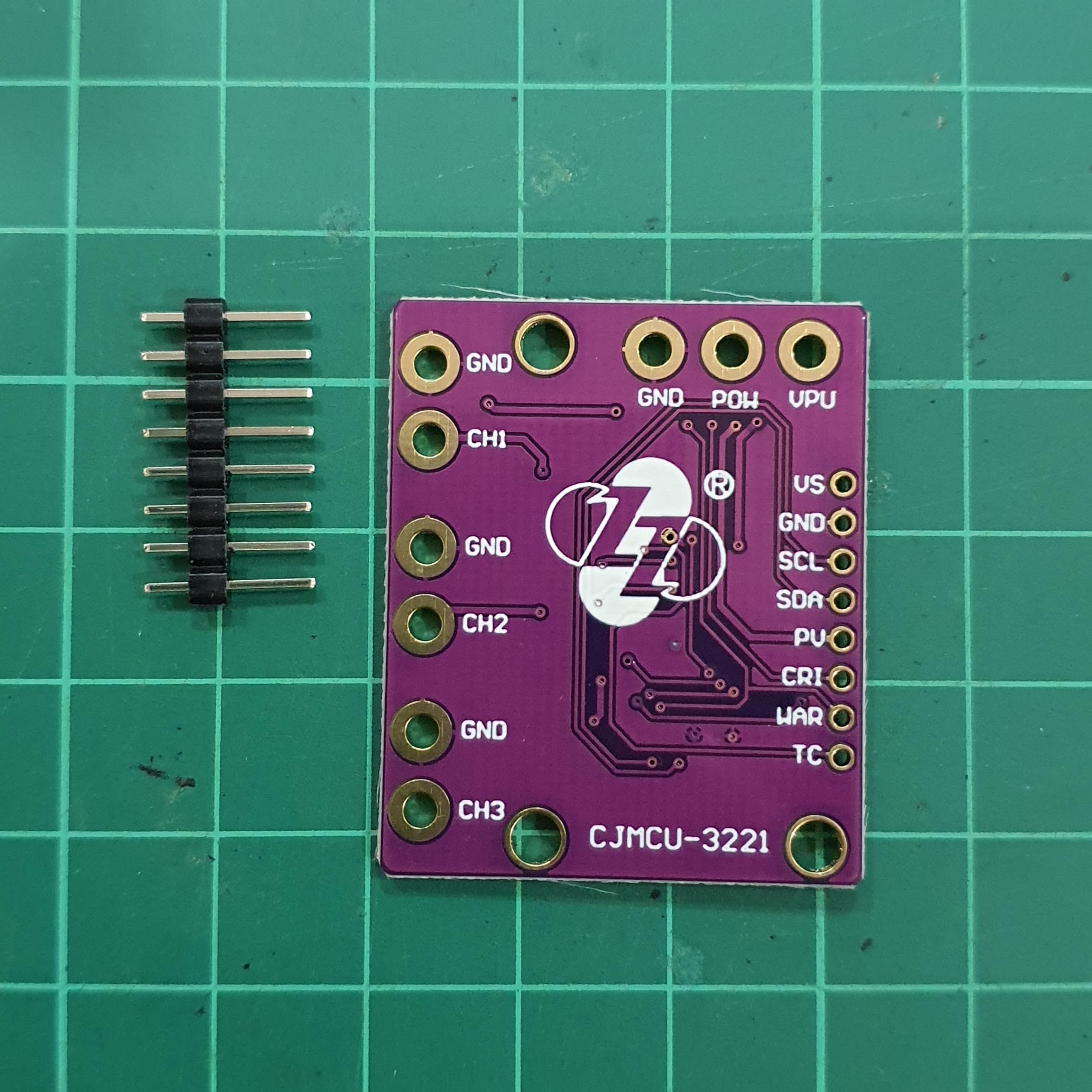 INA3221 Power Sensor Module Max 0-26V 3 Channel (เซนเซอร์วัดกระแสและแรงดันไฟฟ้า 3 ช่อง)
