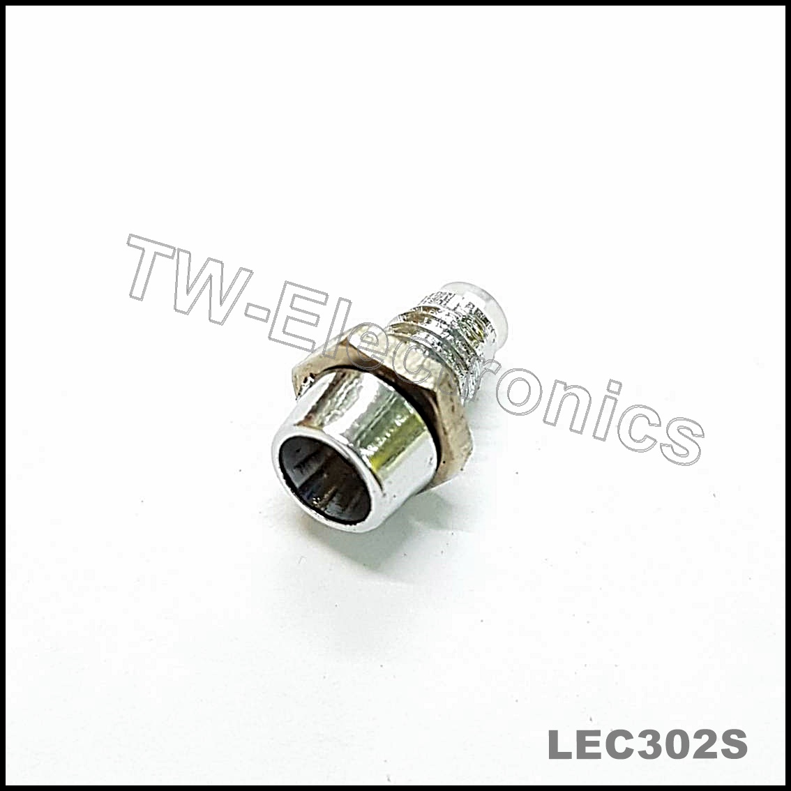ปลอก LED 3 mm โครเมียม / LEC302S