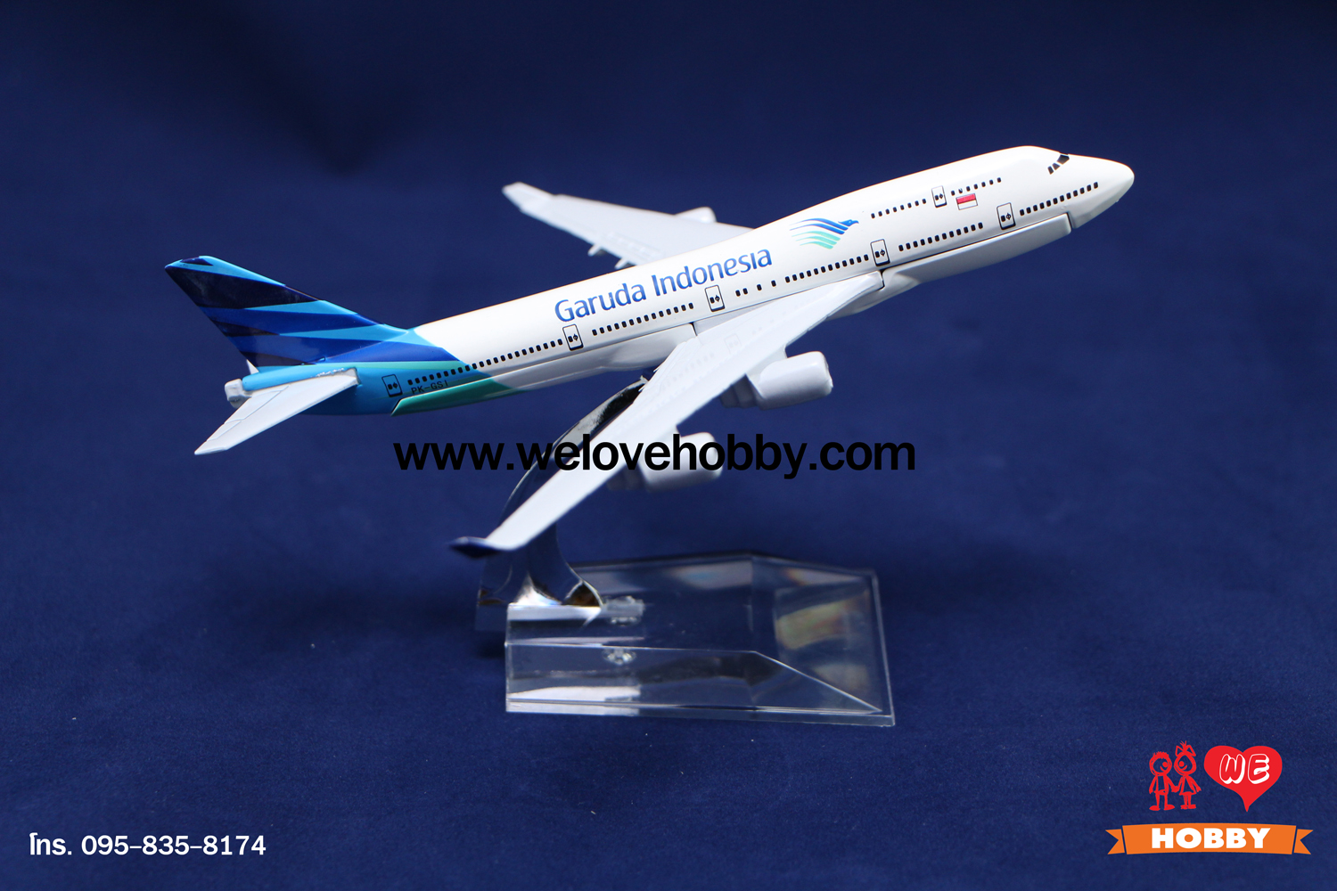 โมเดลเครื่องบิน Indonesia Airlines อินโดนิเซีย (Boeing 727-200)