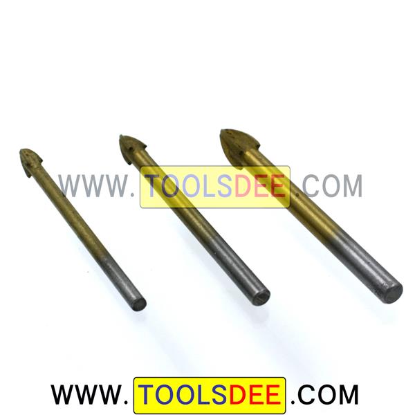 ดอกสว่านเจาะกระเบื้อง รูปใบโพธิ์คู่