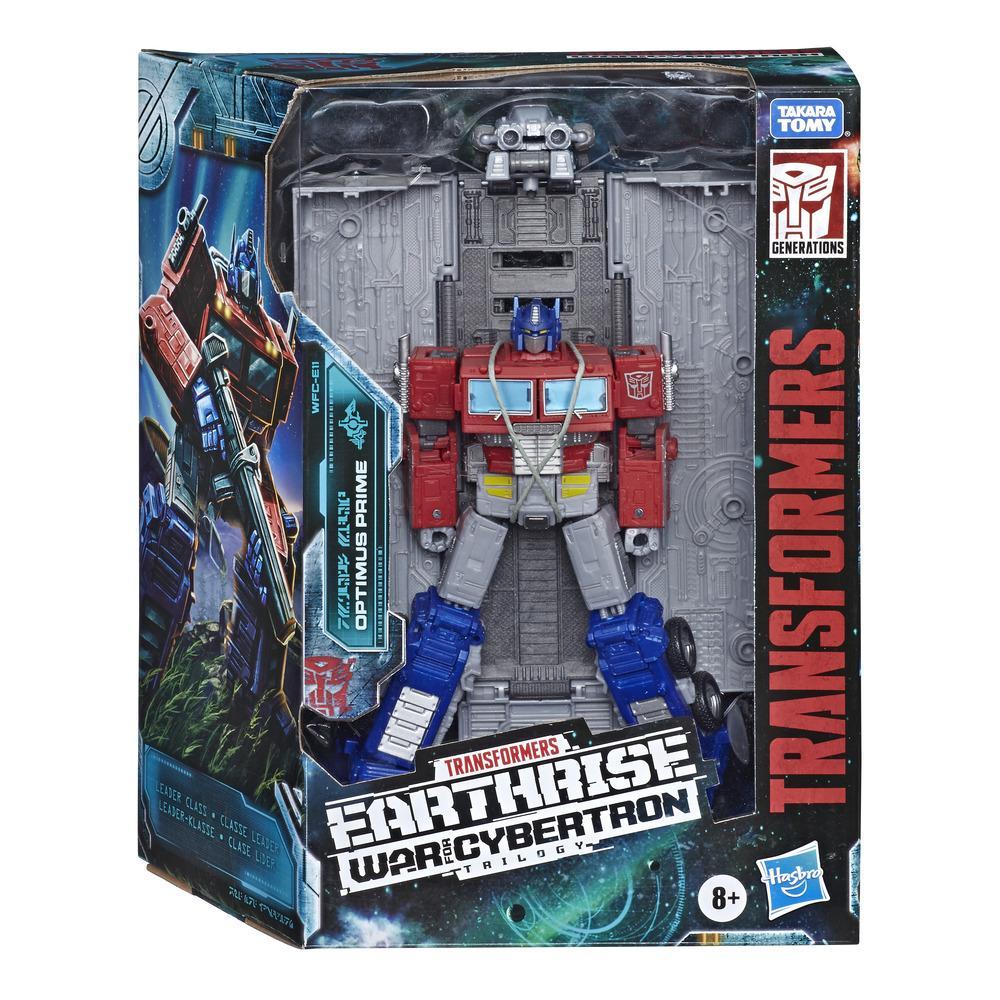 Hasbro Transformers Generations War for Cybertron Earthrise Leader WFC-E11 Optimus Prime Figure ฮาสโบร ทรานสฟอเมอร์ส เจเนอเรชั่น วอร์ ฟอร์ ไซเบอร์ตรอน เอิร์ธไรส์ WFC-E11 ลีดเดอร์ คลาส หุ่นยนต์ออพติมัส ไพรม์ 7 นิ้ว ลิขสิทธิ์แท้