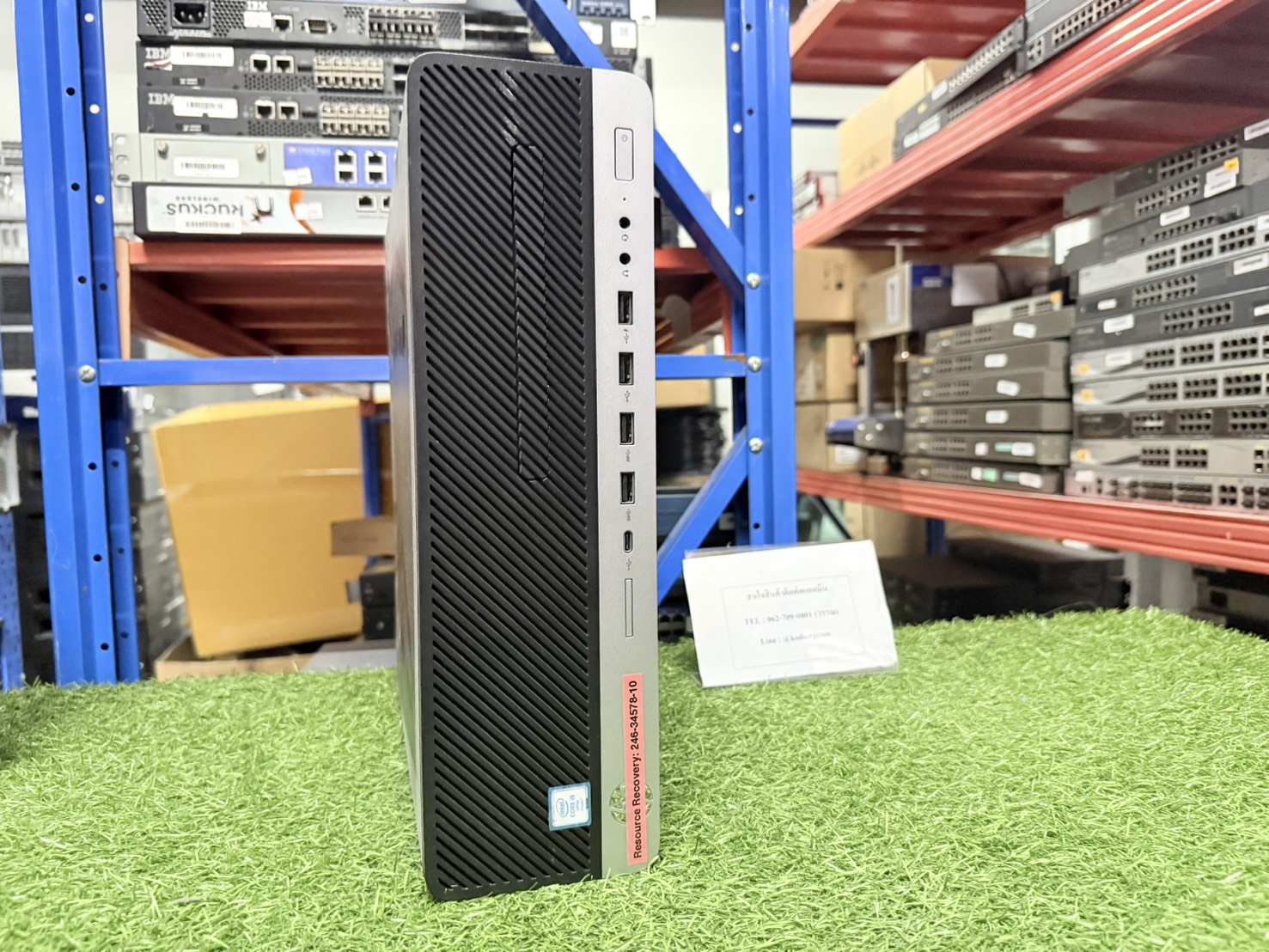 คอมพิวเตอร์ HP EliteDesk 800 G3 SFF CPU i5-6500 Ram 8 GB SSD M.2 256GB