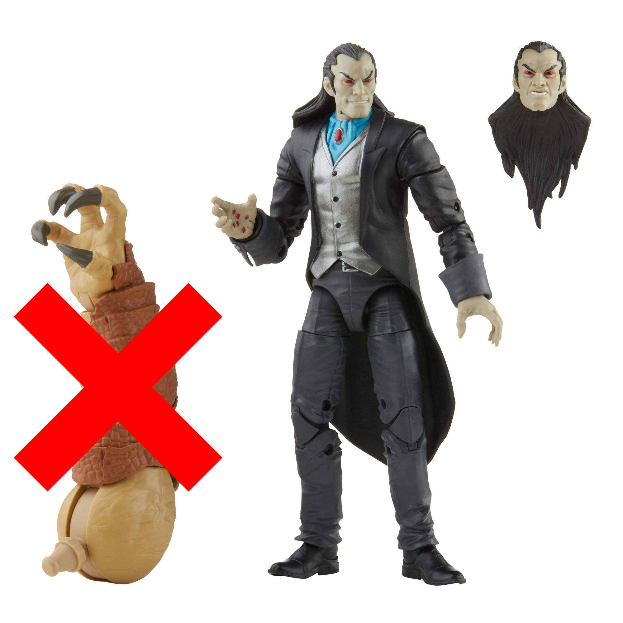 Hasbro Marvel Legends Series (Spider-Man) Morlun 6-inch Figure ฮาสโบร มาร์เวล เลเจนด์ ซีรี่ย์ส หุ่นโมเดลฟิกเกอร์ มอร์ลุน ขนาด 6 นิ้ว (No BAF) ลิขสิทธิ์แท้