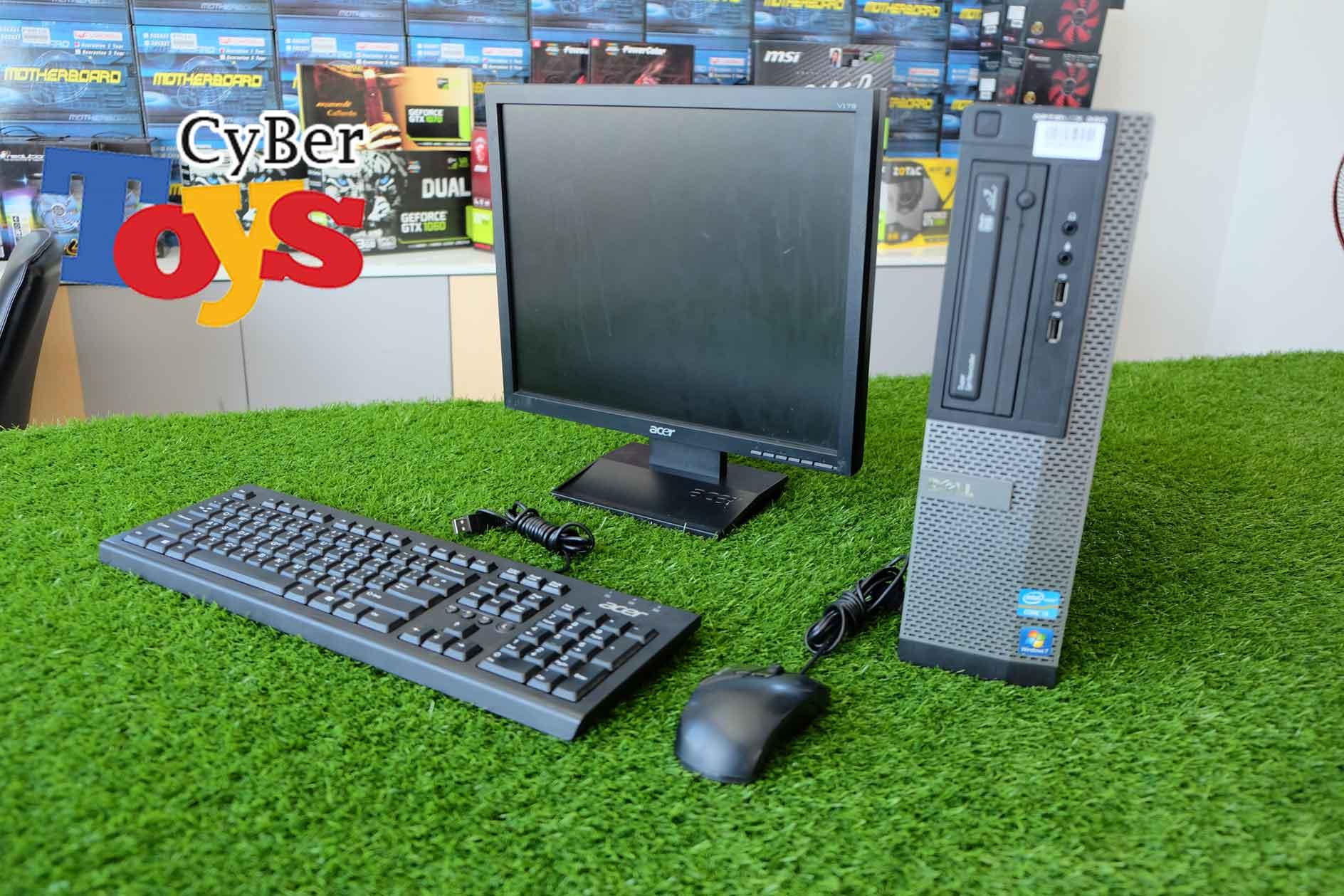 PC Dell optiplex 390 PC Dell optiplex 990 i3-2100 ram 4 GB HDD 320 GB ครบชุด พร้อมจอ 17 นิ้ว เม้าส์ คีร์บอร์ด usb wifi เครื่องเหมาะสำหรับทำงานออฟฟิต บัญชี ดูหนังฟังเพลง