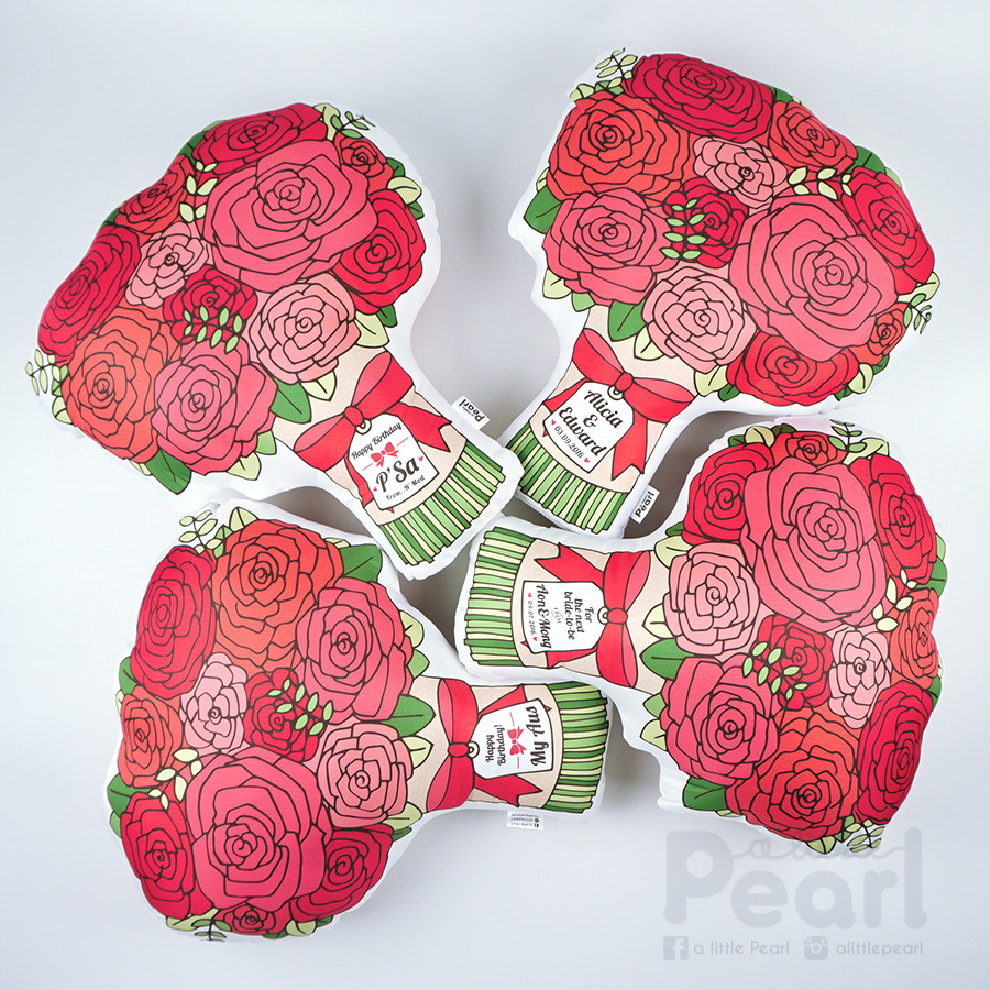 หมอนช่อกุหลาบ Rose Bouquet