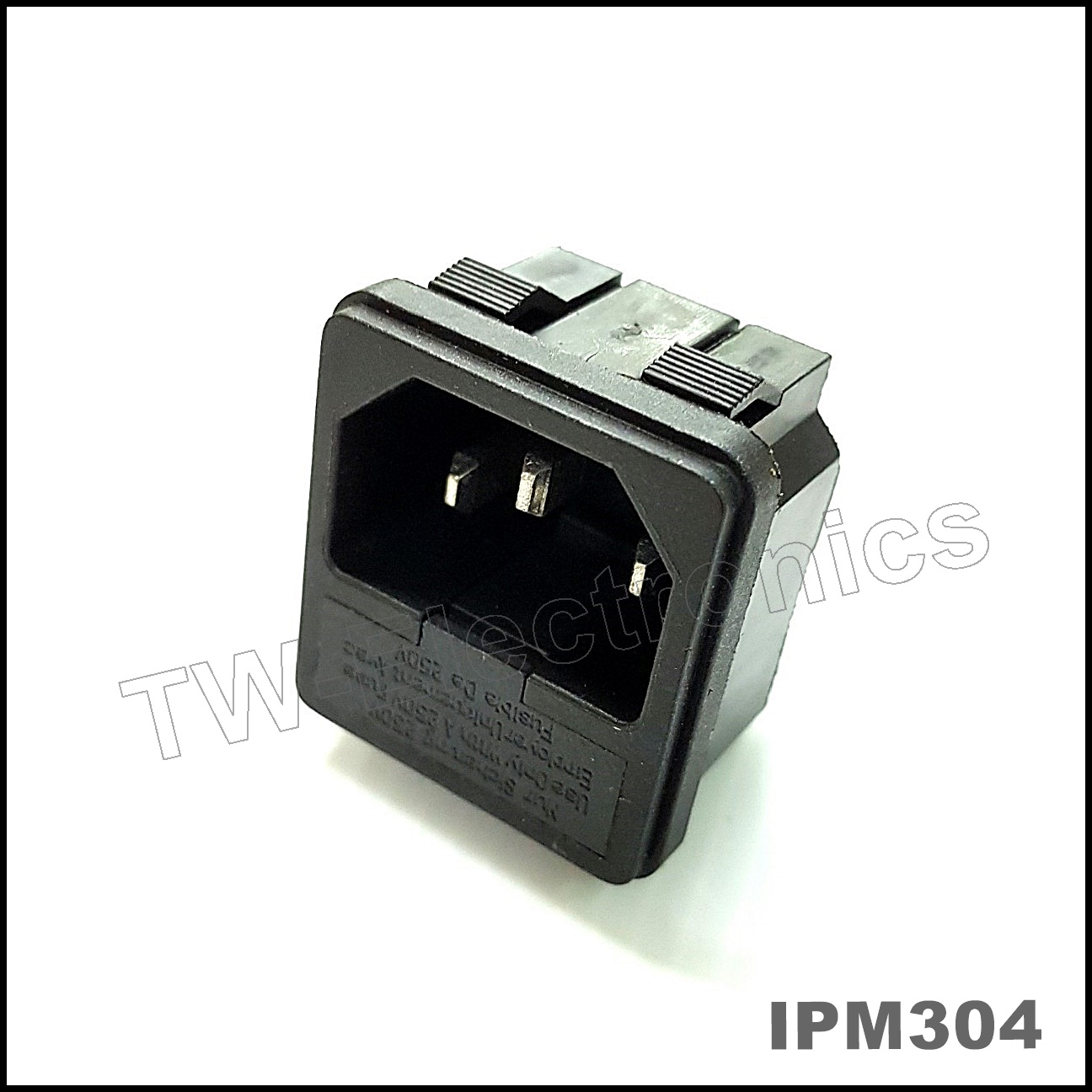 IEC Power ตัวผู้ + ช่องฟิวส์ / IPM304