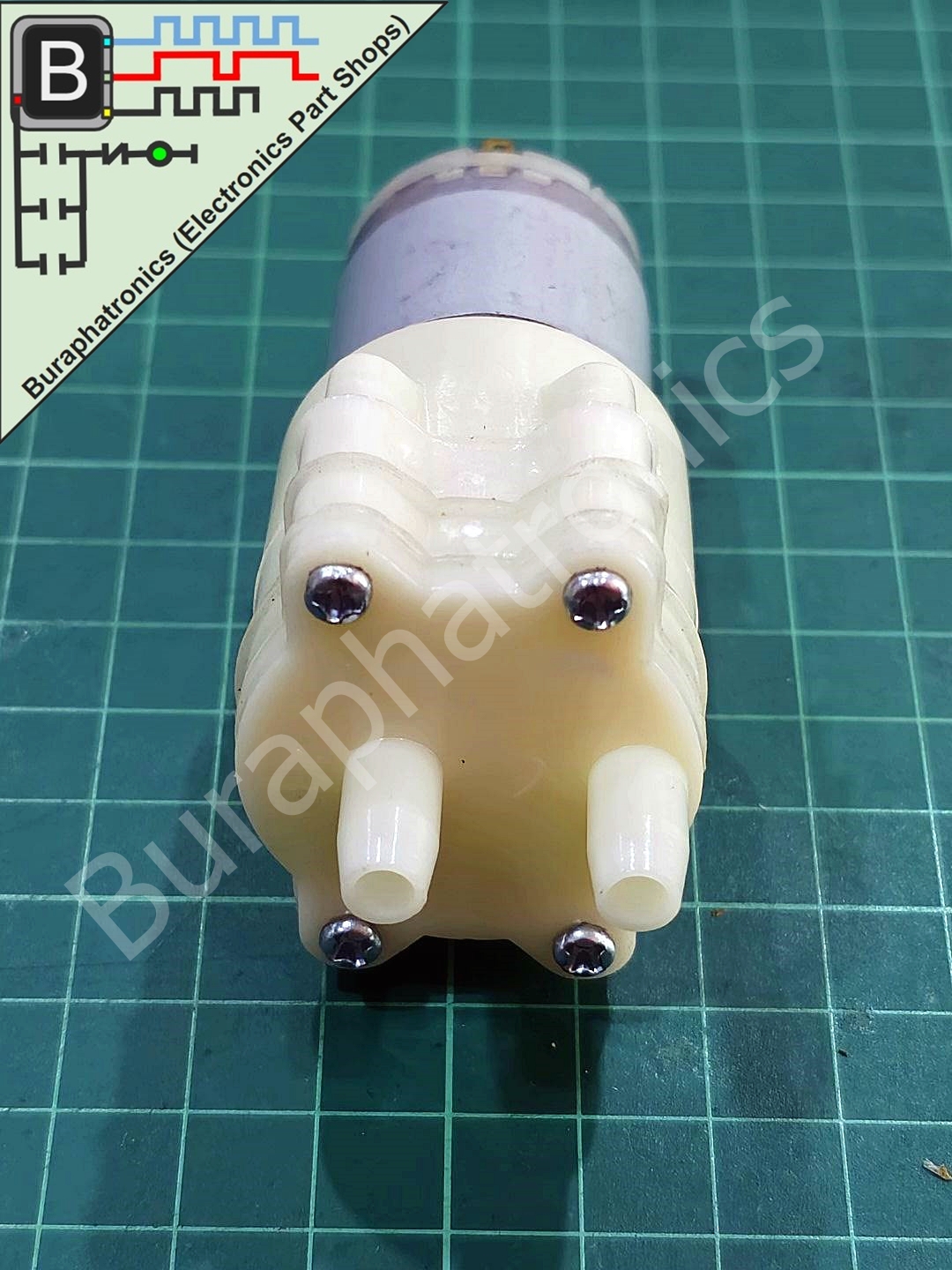 DC Water pump motor 12 VDC FlowRate 2-3 L/Min ( ปั้มน้ำ 12V อัตราการไหล 2-3 ลิตร/นาที น้ำเปล่า )