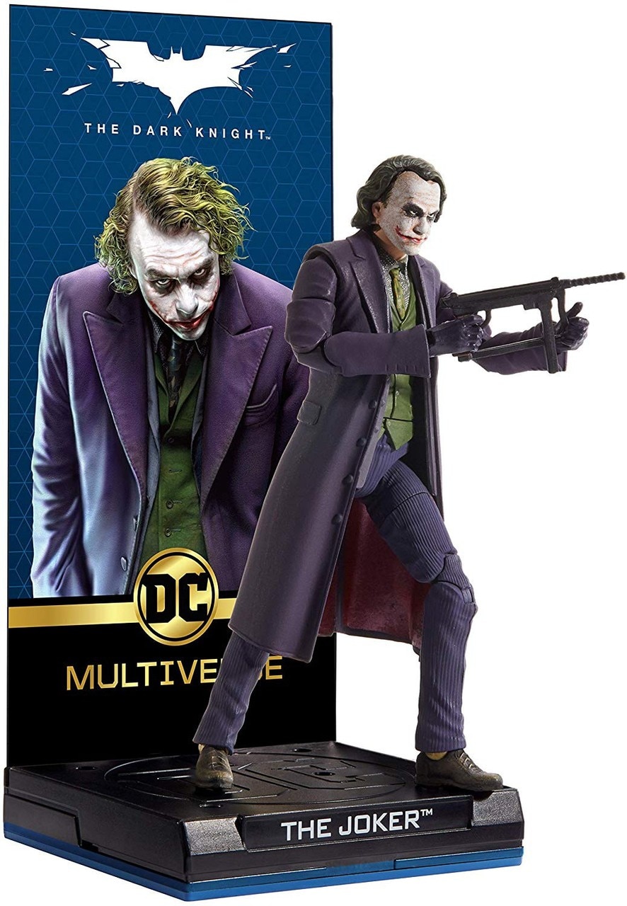 Mattel DC The Dark Knight Multiverse Signature Collection Joker Action Figure [Heath Ledger] แมทเทล ดีซี เดอะ ดาร์ค ไนท์ โจ๊กเกอร์ (ฮีธ เลดเจอร์) 6 นิ้ว ลิขสิทธิ์แท้