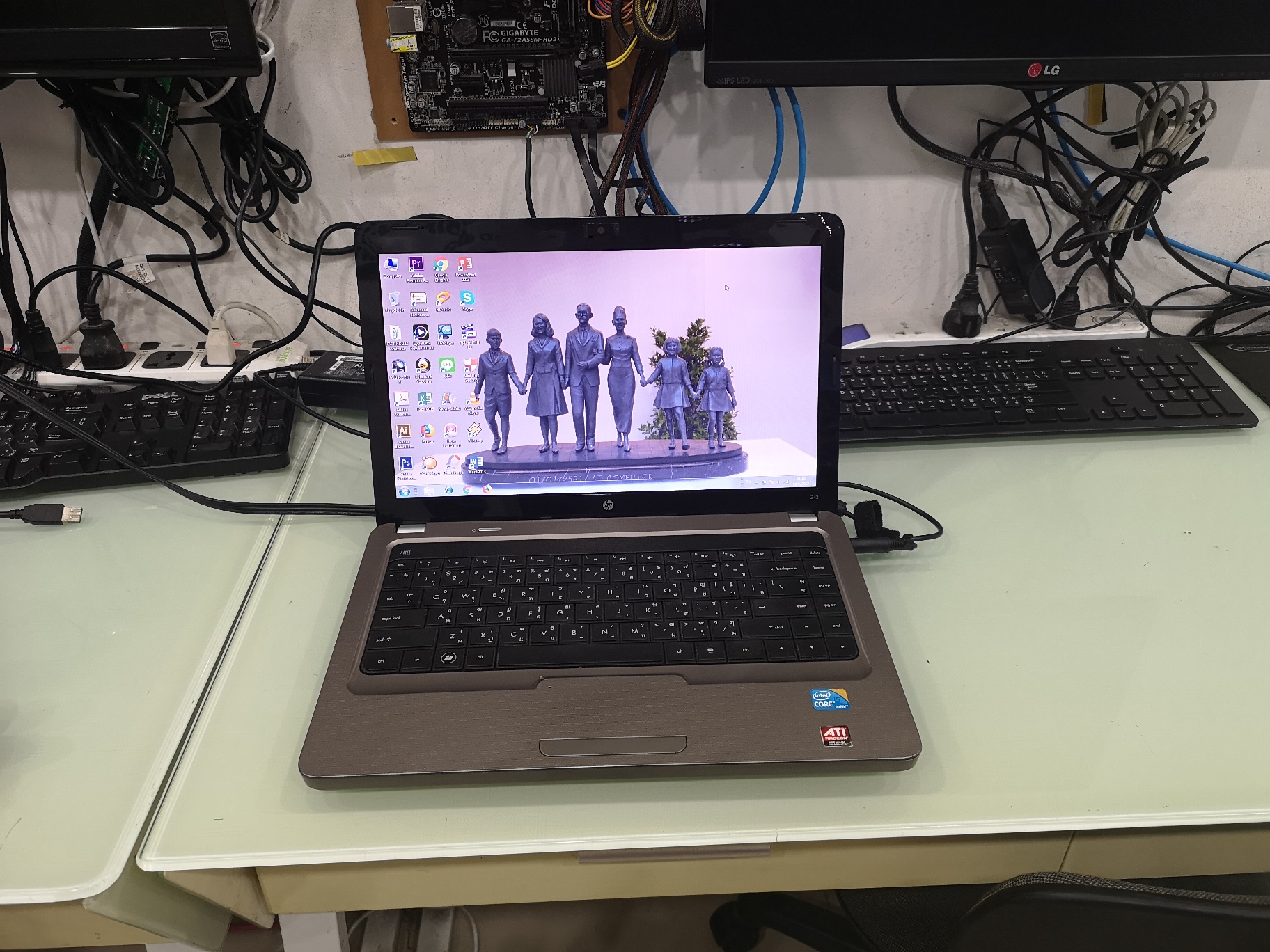 HP G42-358TX แบตฯเสื่อม
