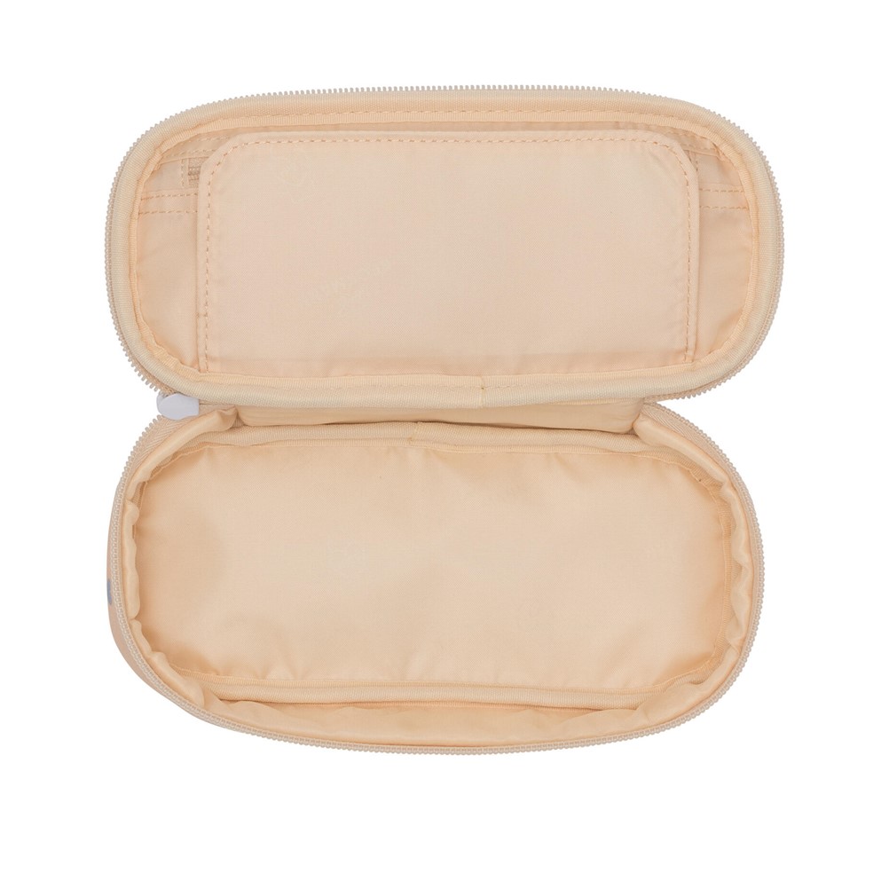 Oval pencil case, Yellow Heart