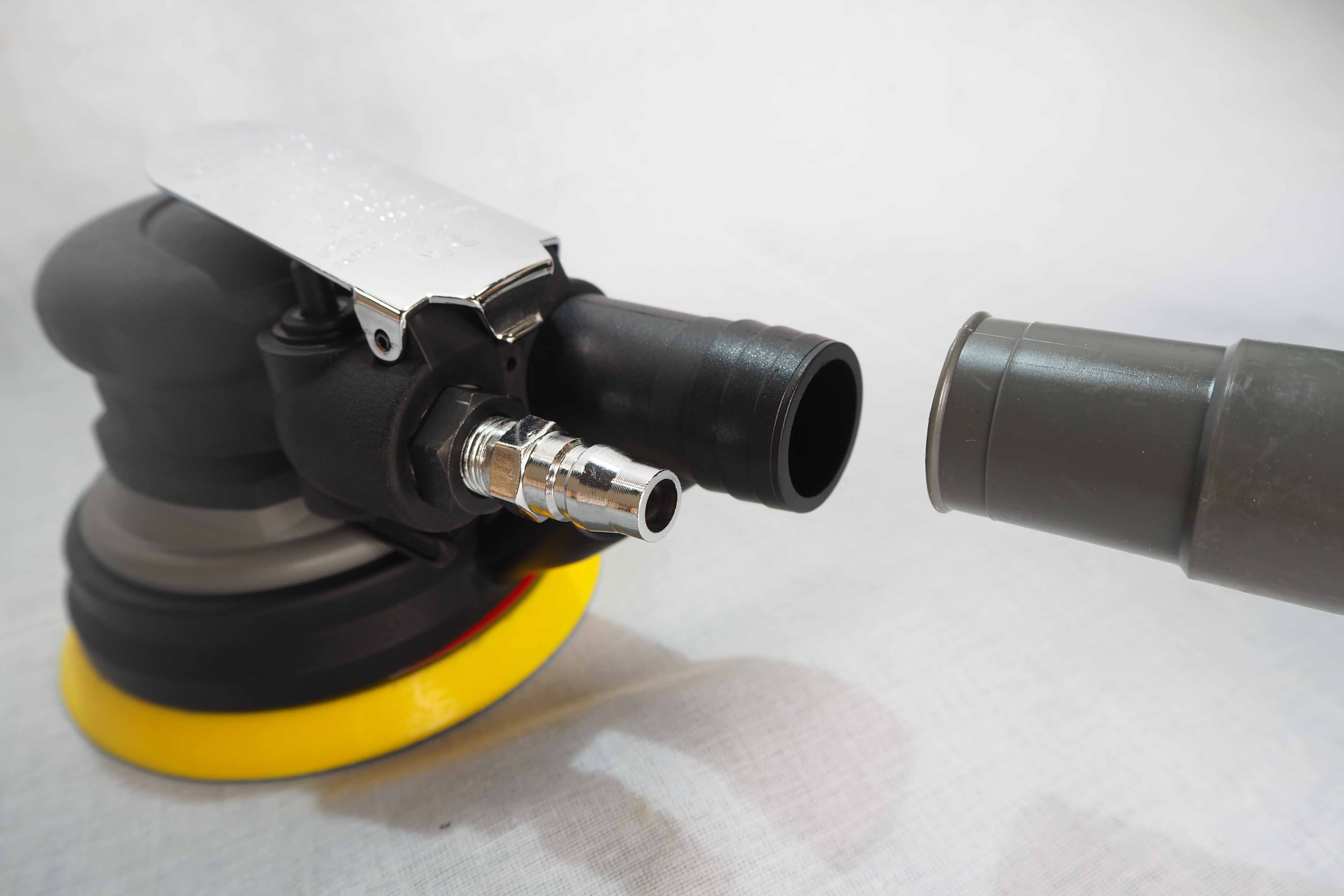 เครื่องขัดกระดาษทรายกลมระบบลมแบบดูดฝุ่น / BE-KZ-OBS