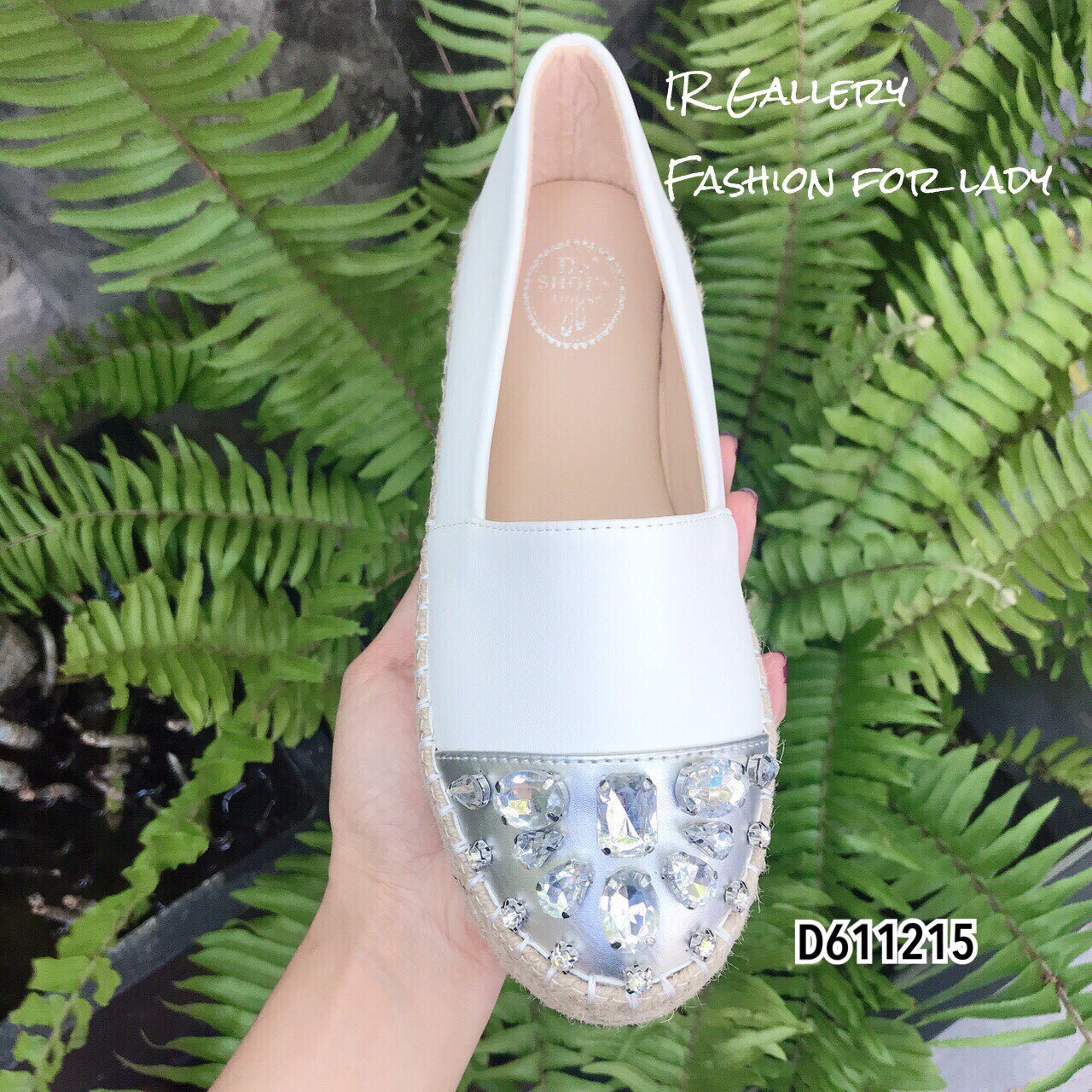 รองเท้าส้นปอ Style LYN (สีดำ)