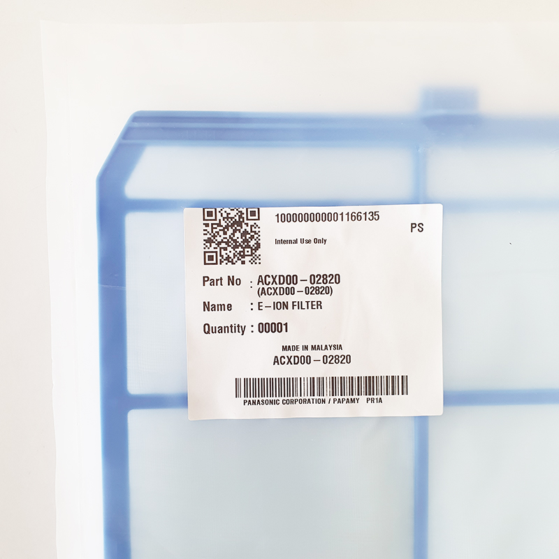 ฟิลเตอร์แอร์ PANASONIC แผ่นกรองแอร์ ACXD00-02820 แผ่นกรองฝุ่น พานาโซนิค (18,000 - 24,000 บีทียู)